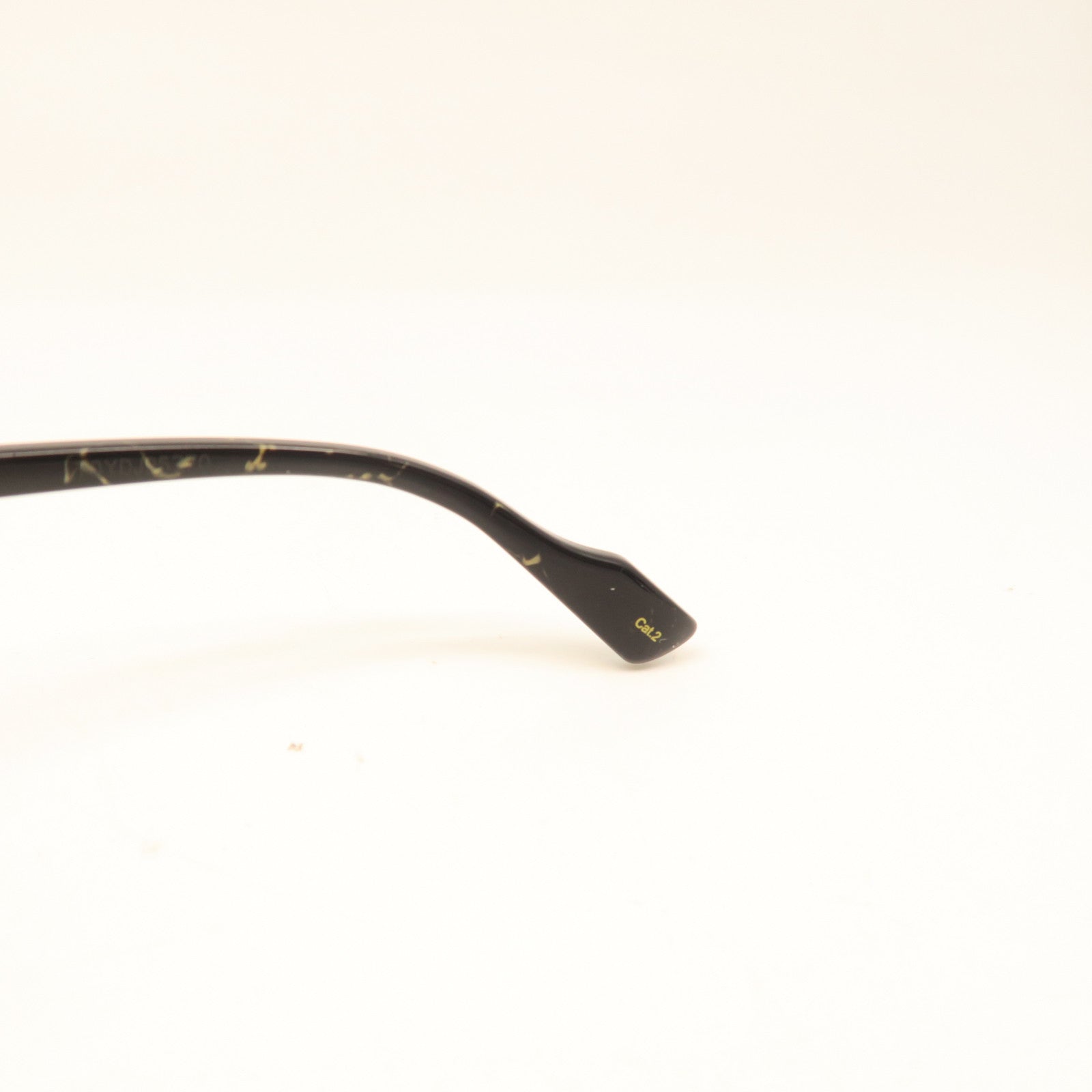 GUCCI PVC/Metal Sunglasses Gold/Black