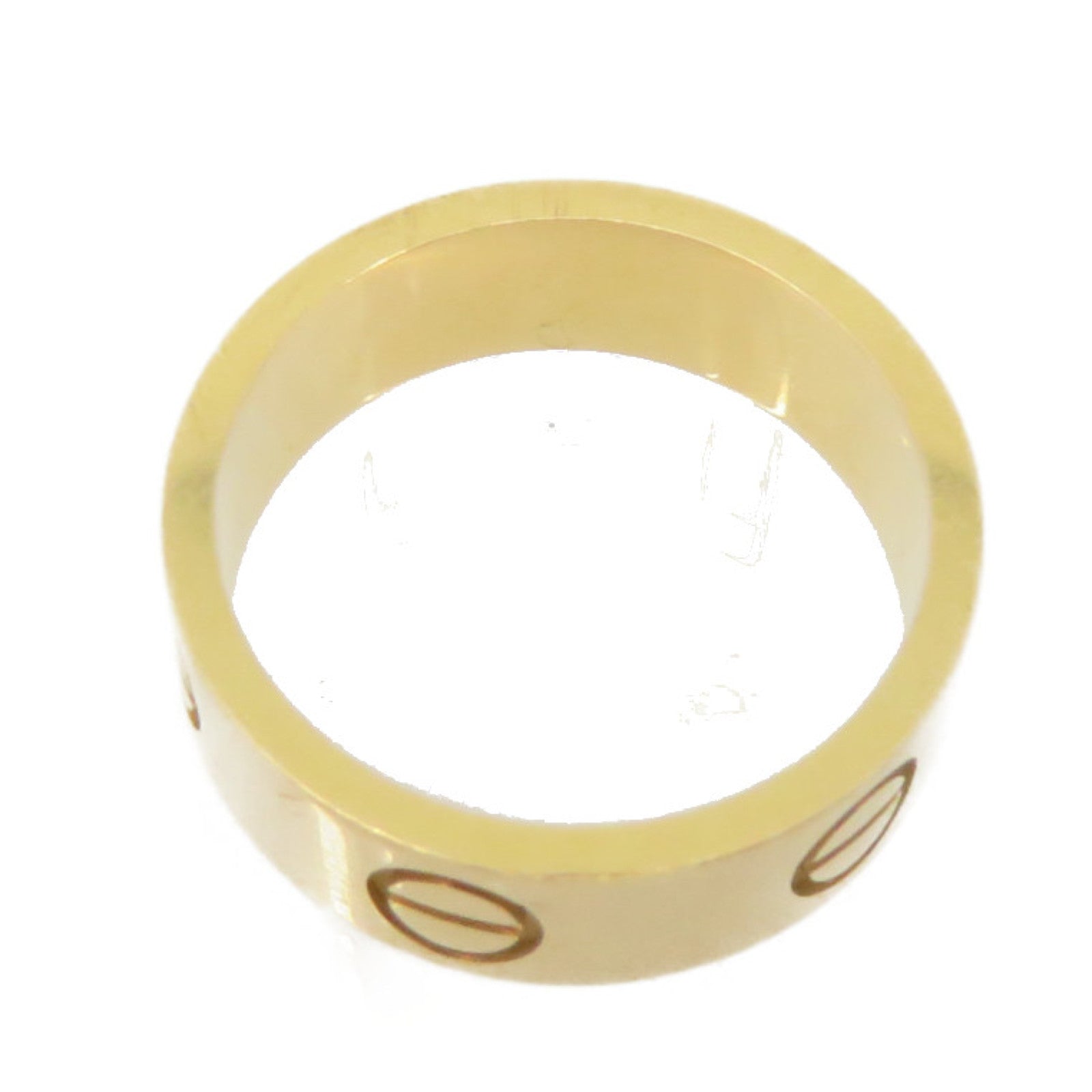 CARTIER 18K玫瑰金Love Ring戒指#49