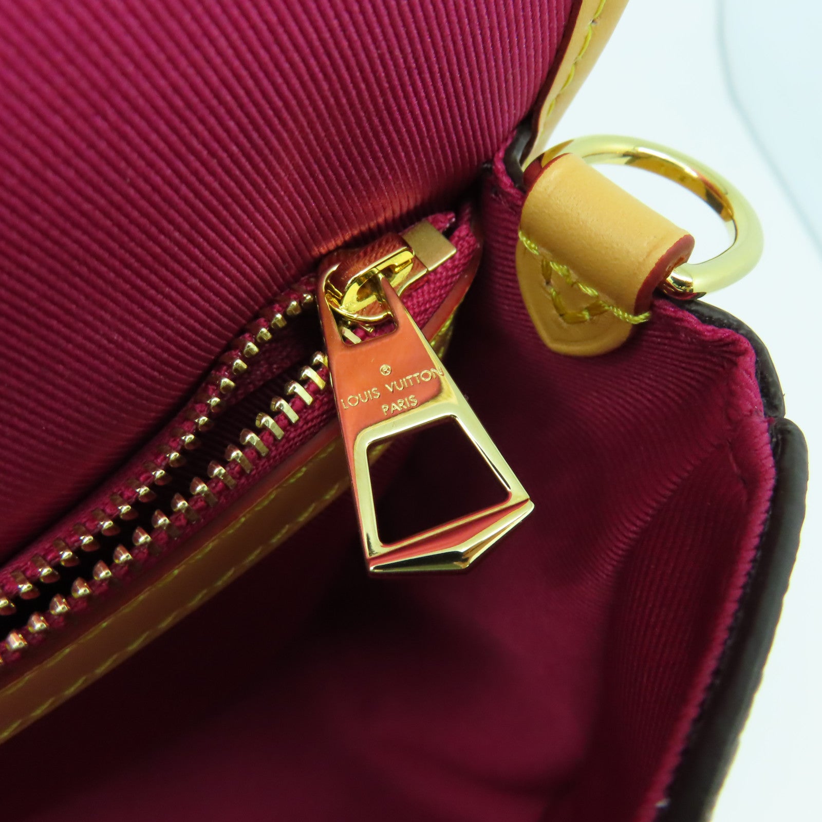 LOUIS VUITTON Monogram Diane金扣肩背袋啡色