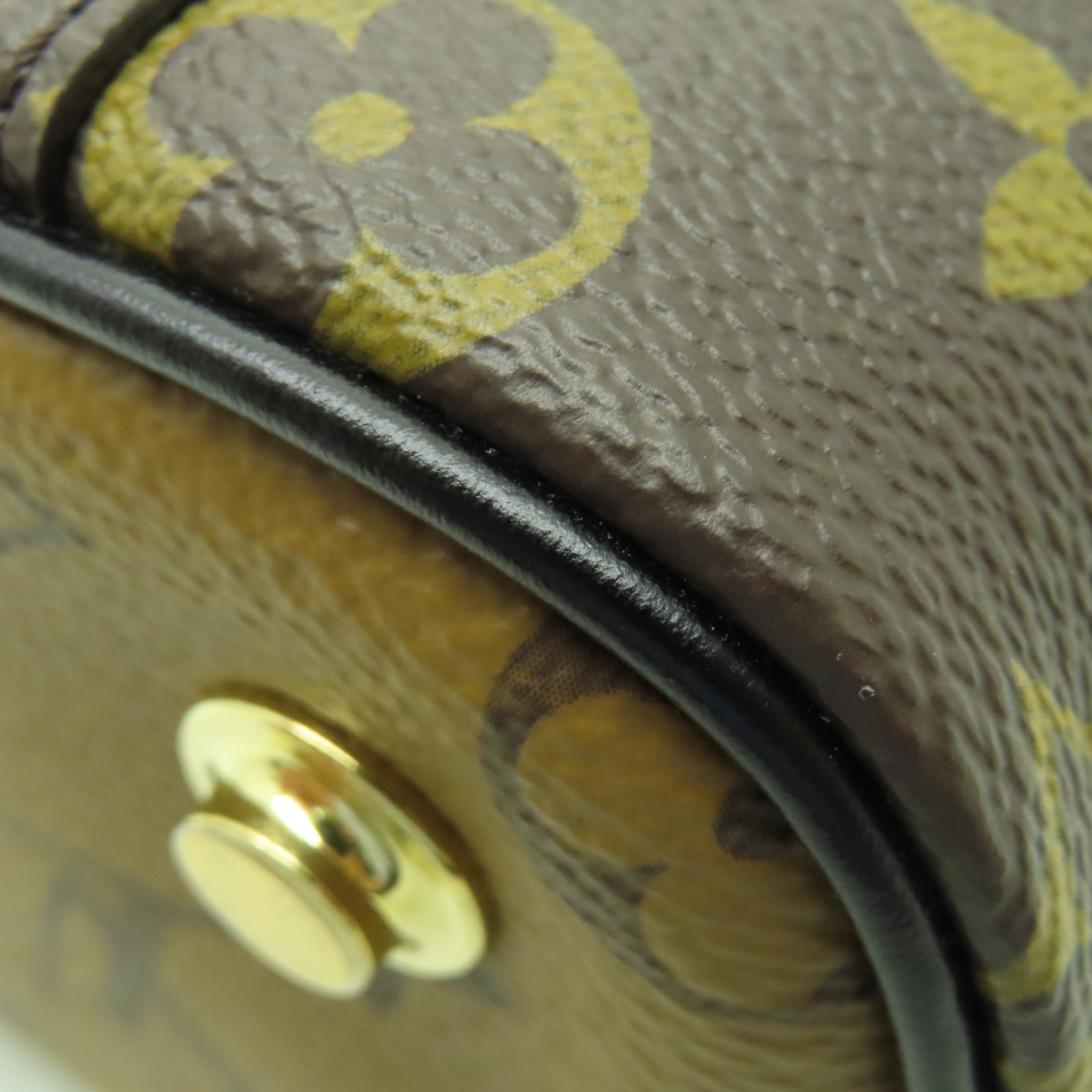 LOUIS VUITTON Monogram Vanity PM金扣手挽肩背兩用袋啡色