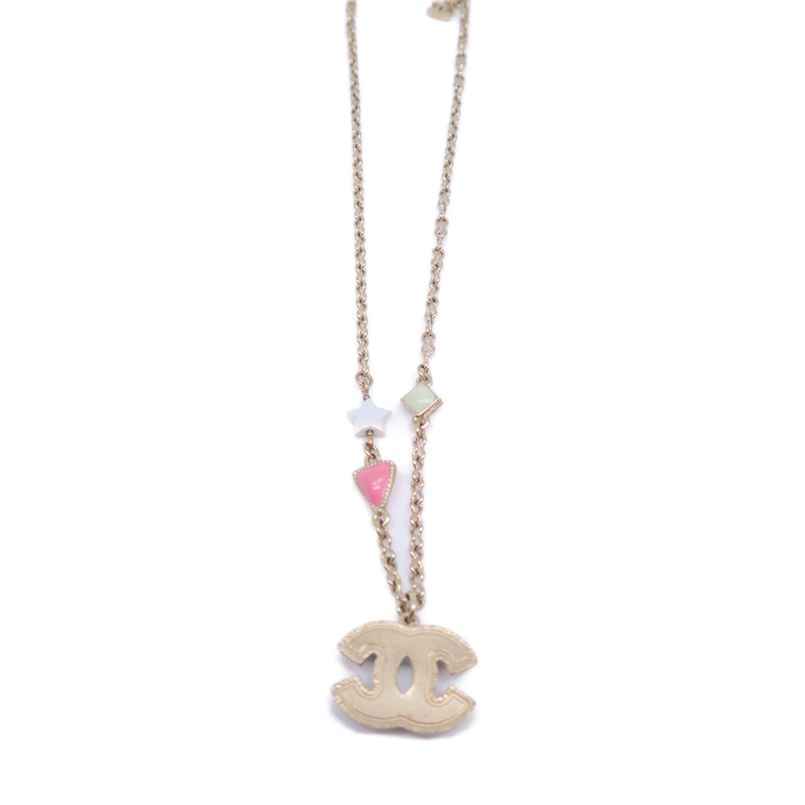 CHANEL 金屬Necklace項鍊金色