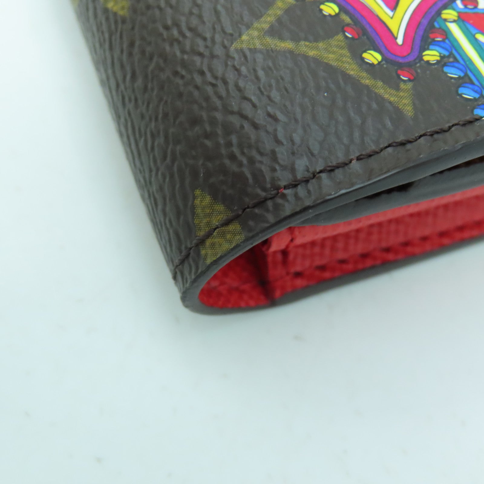 LOUIS VUITTON Monogram Portefeuille Sarah NM Bifold Purse金扣長錢包棕色