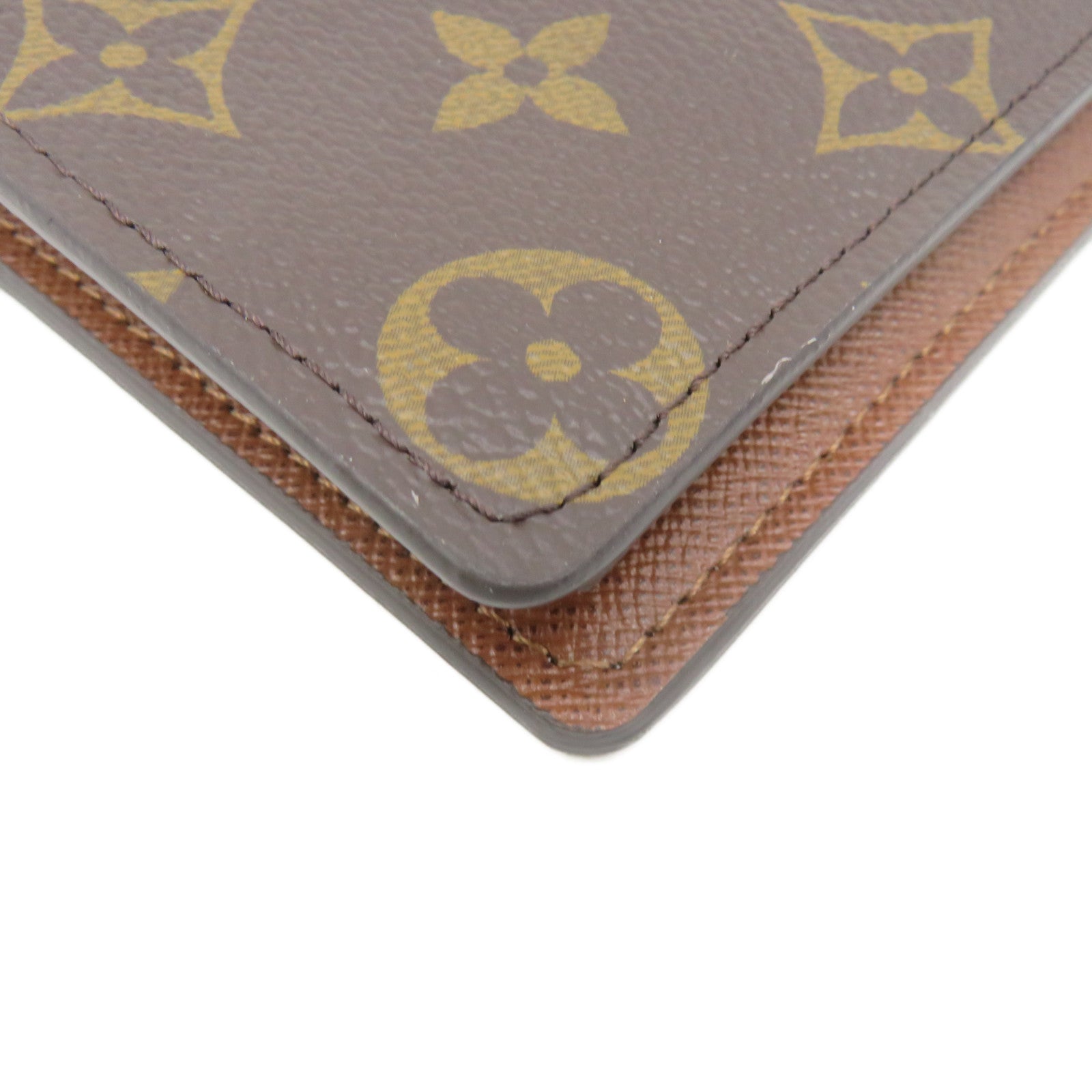 LOUIS VUITTON Monogram Brazza Wallet Long wallet long wallet brown