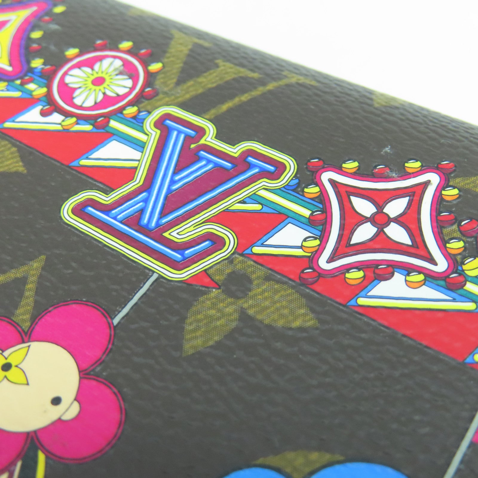 LOUIS VUITTON Monogram Portefeuille Sarah NM Bifold Purse金扣長錢包棕色