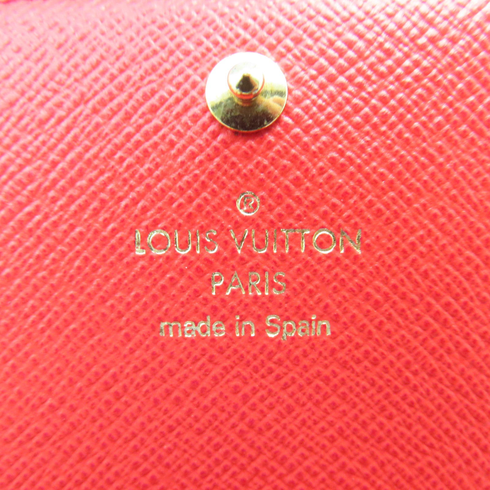 LOUIS VUITTON Monogram Portefeuille Sarah NM Bifold Purse金扣長錢包棕色