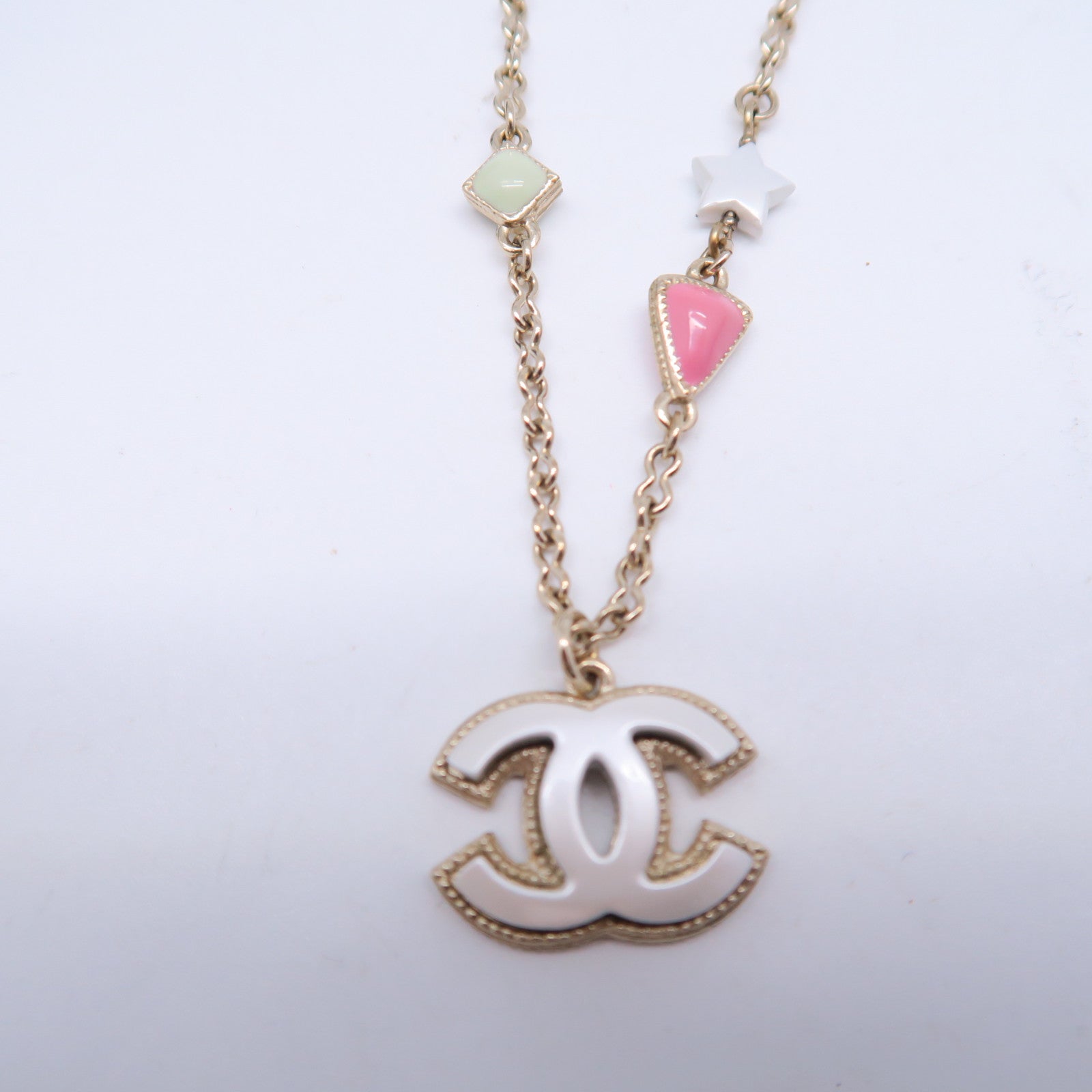 CHANEL 金屬Necklace項鍊金色