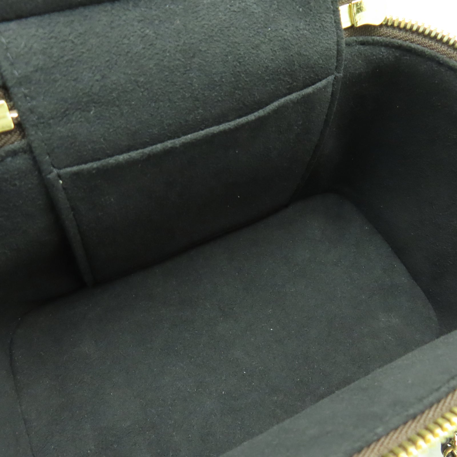 LOUIS VUITTON Monogram Vanity PM金扣手挽肩背兩用袋啡色