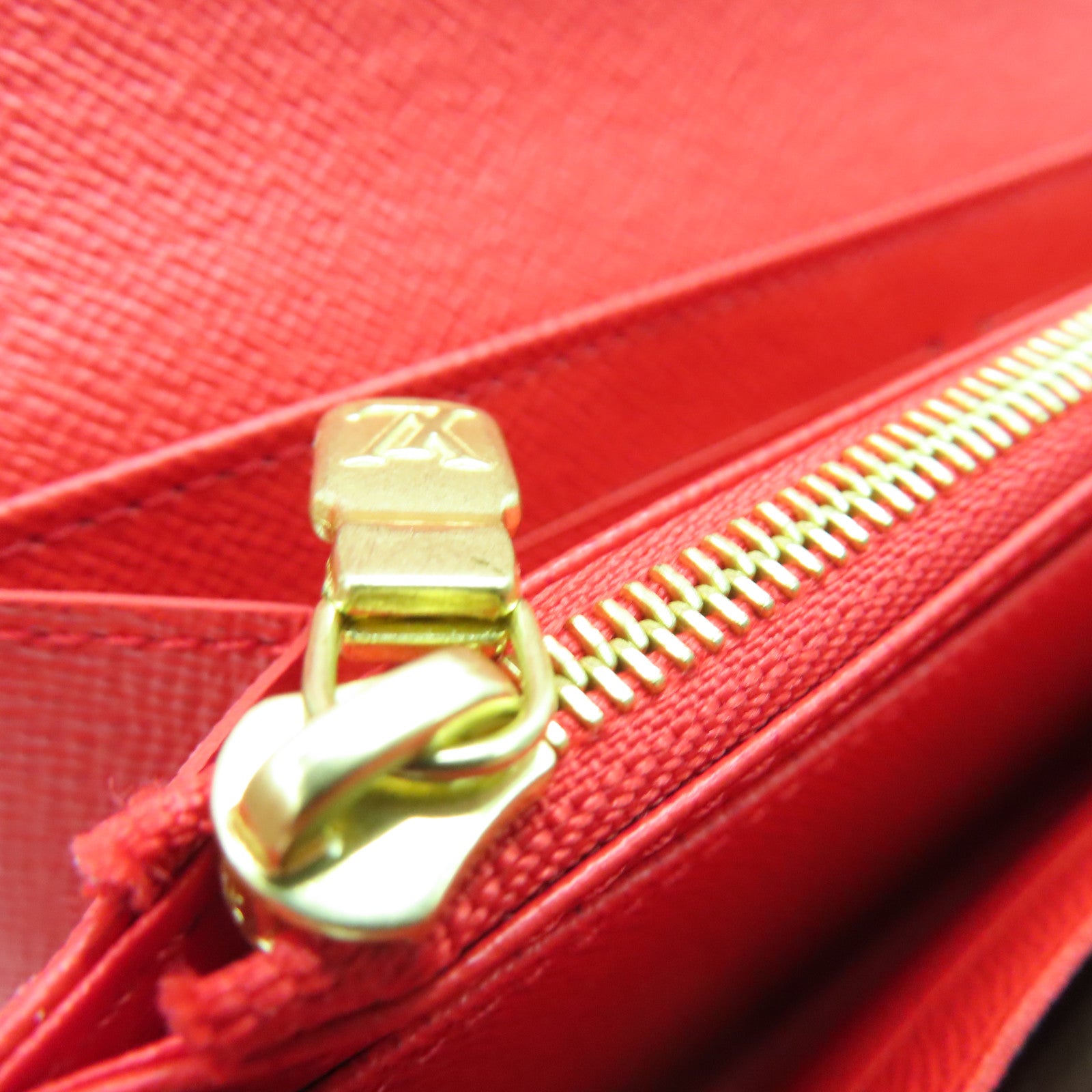 LOUIS VUITTON Monogram Portefeuille Sarah NM Bifold Purse金扣長錢包棕色