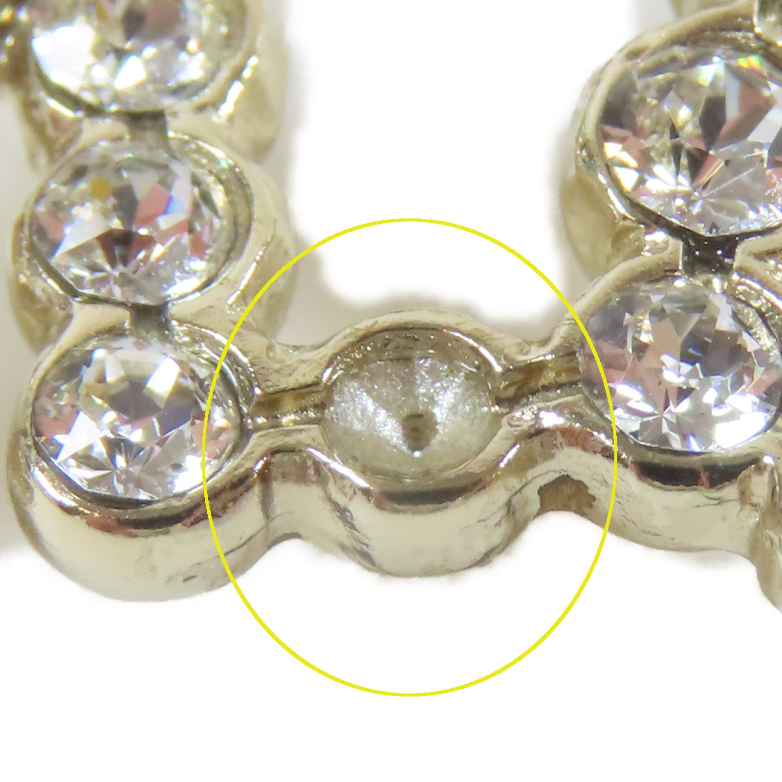 CHANEL 金屬/水晶Brooch胸針金色