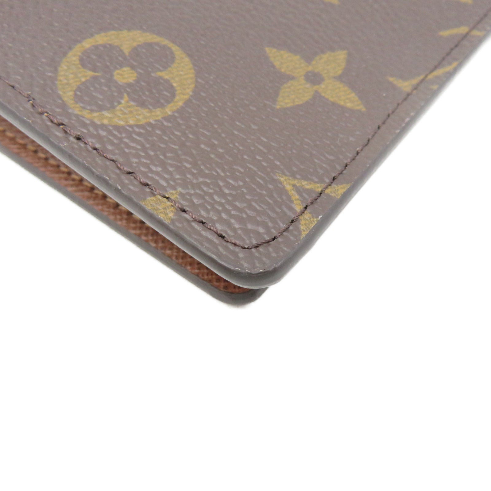 LOUIS VUITTON Monogram Brazza Wallet Long wallet long wallet brown