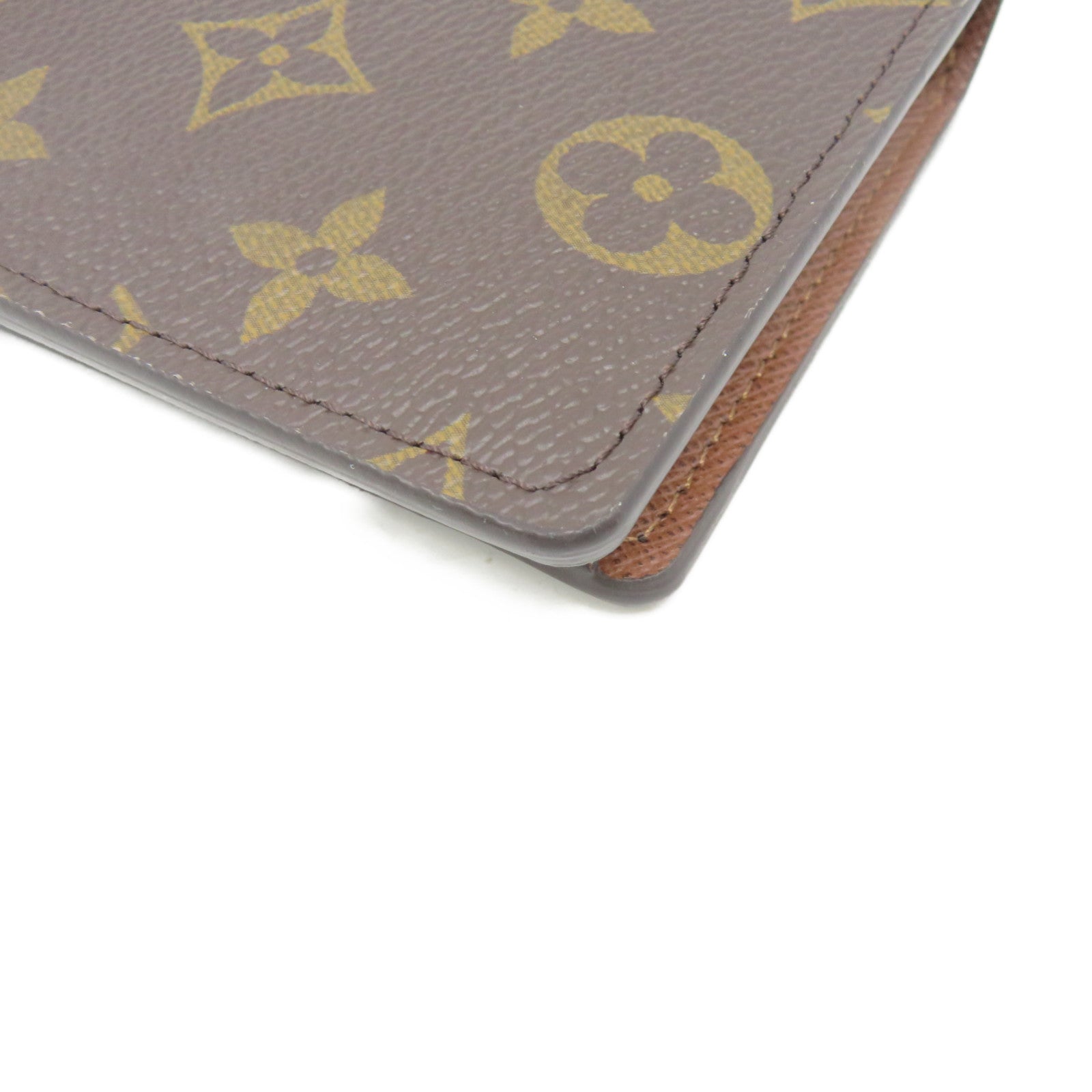 LOUIS VUITTON Monogram Brazza Wallet Long wallet long wallet brown