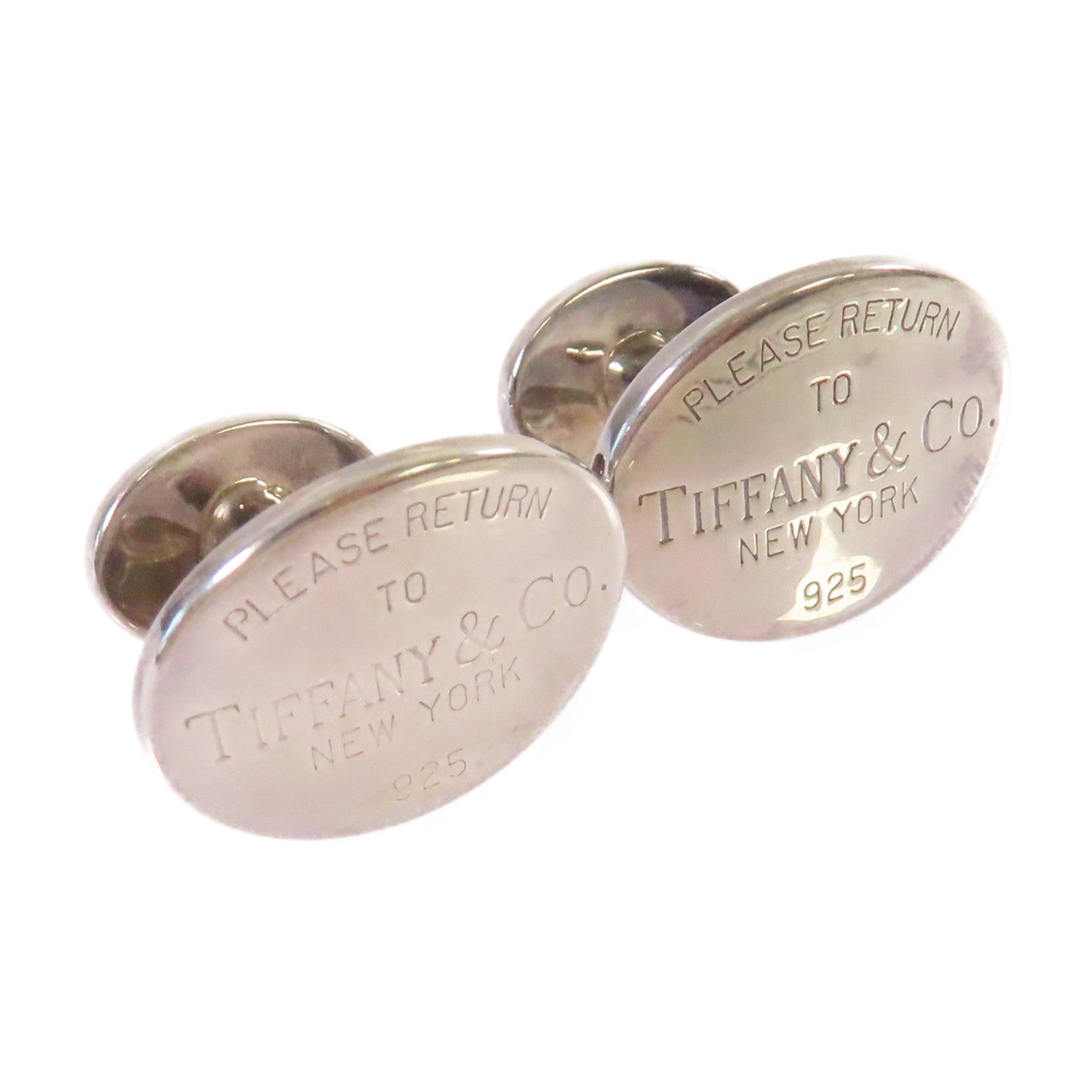 TIFFANY＆CO 925純銀Cuff Links袖扣
