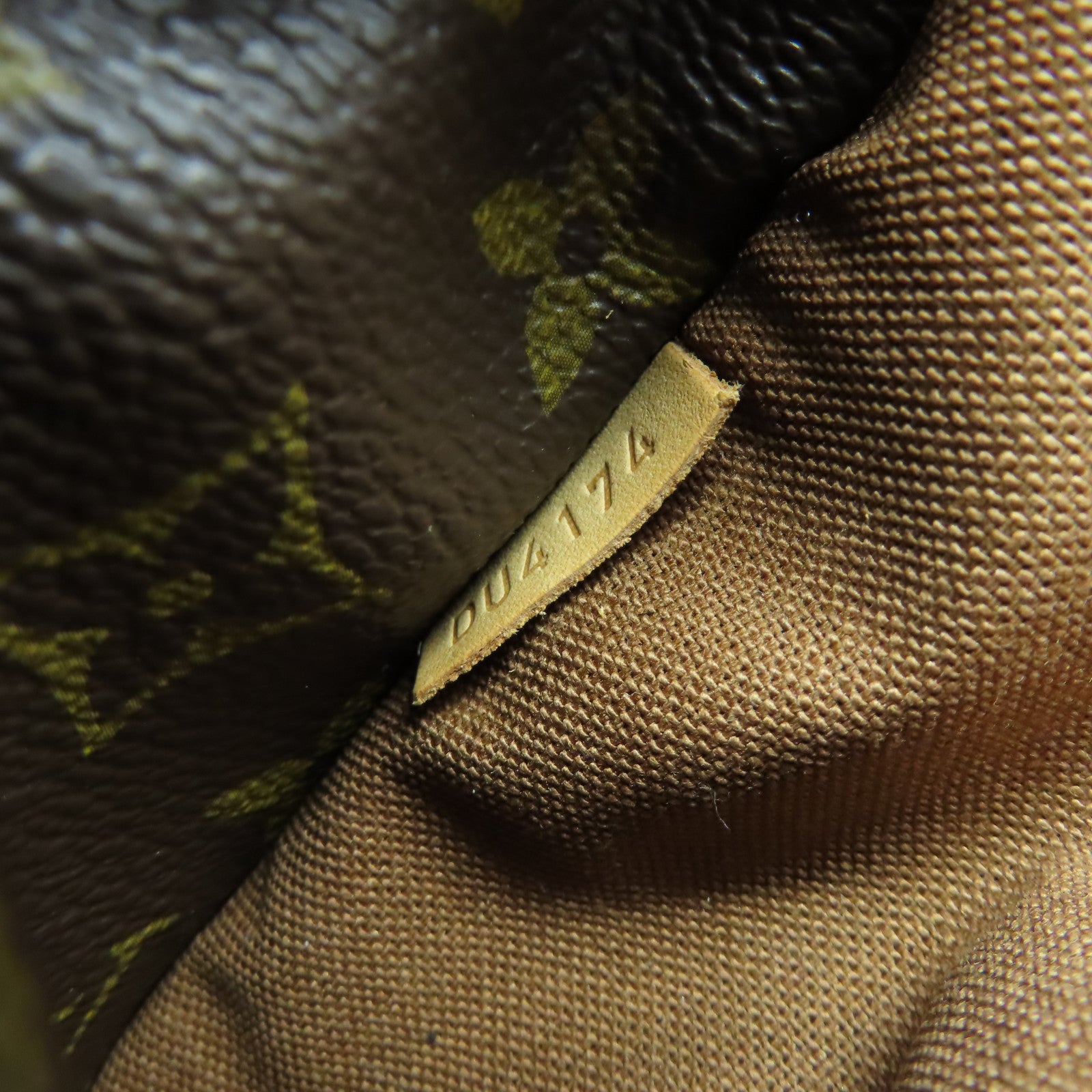 LOUIS VUITTON Monogram Totally MM金扣手挽袋棕色