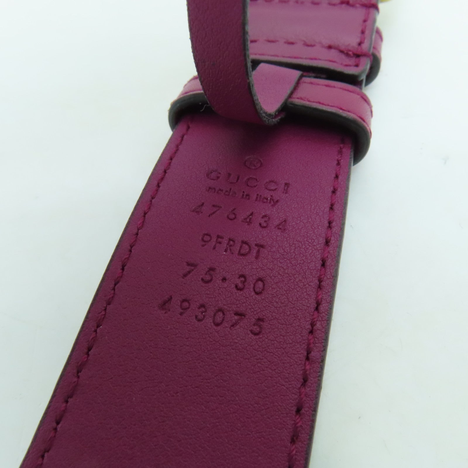 GUCCI Velvet GG Marmont Belt Bag Purple