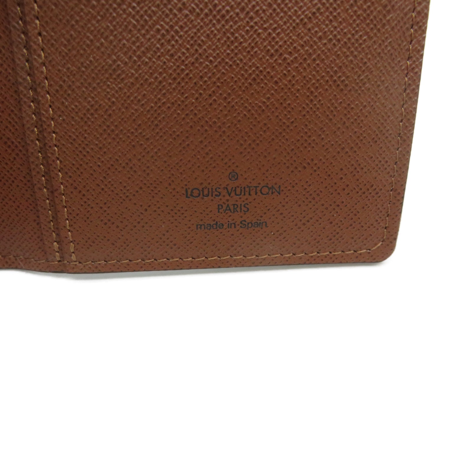 LOUIS VUITTON Monogram Brazza Wallet Long wallet long wallet brown