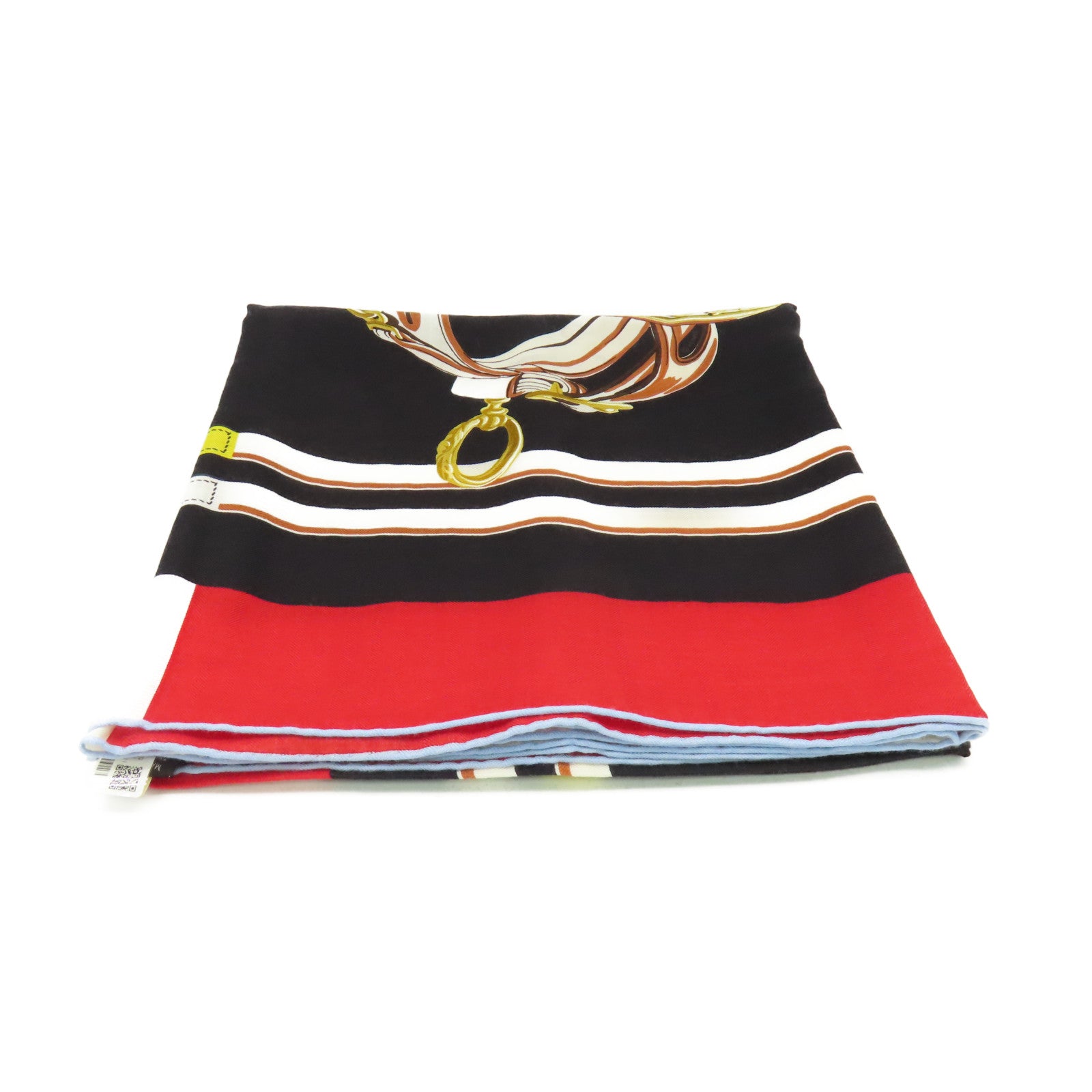 HERMES 羊絨/絲質Scarf140絲巾黑色/彩色