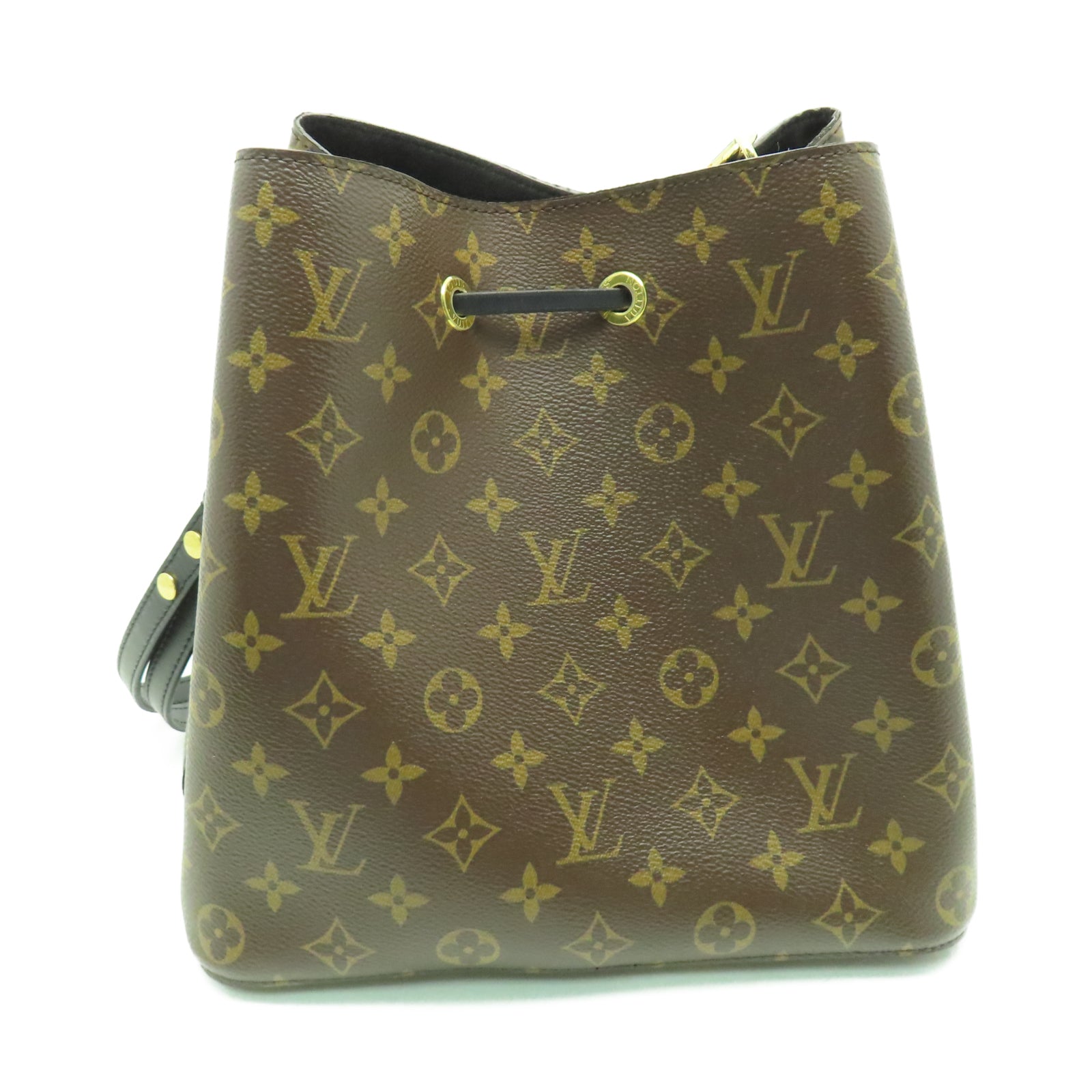 LOUIS VUITTON Monogram NeoNoe MM金扣肩背袋啡色