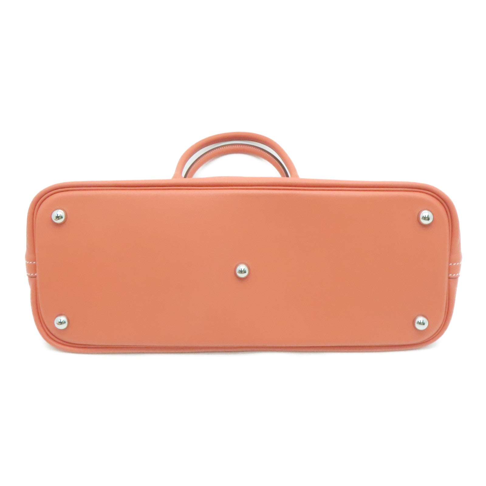 HERMES Swift Bolide Relax 35 silver buckle handle bag Crevette
