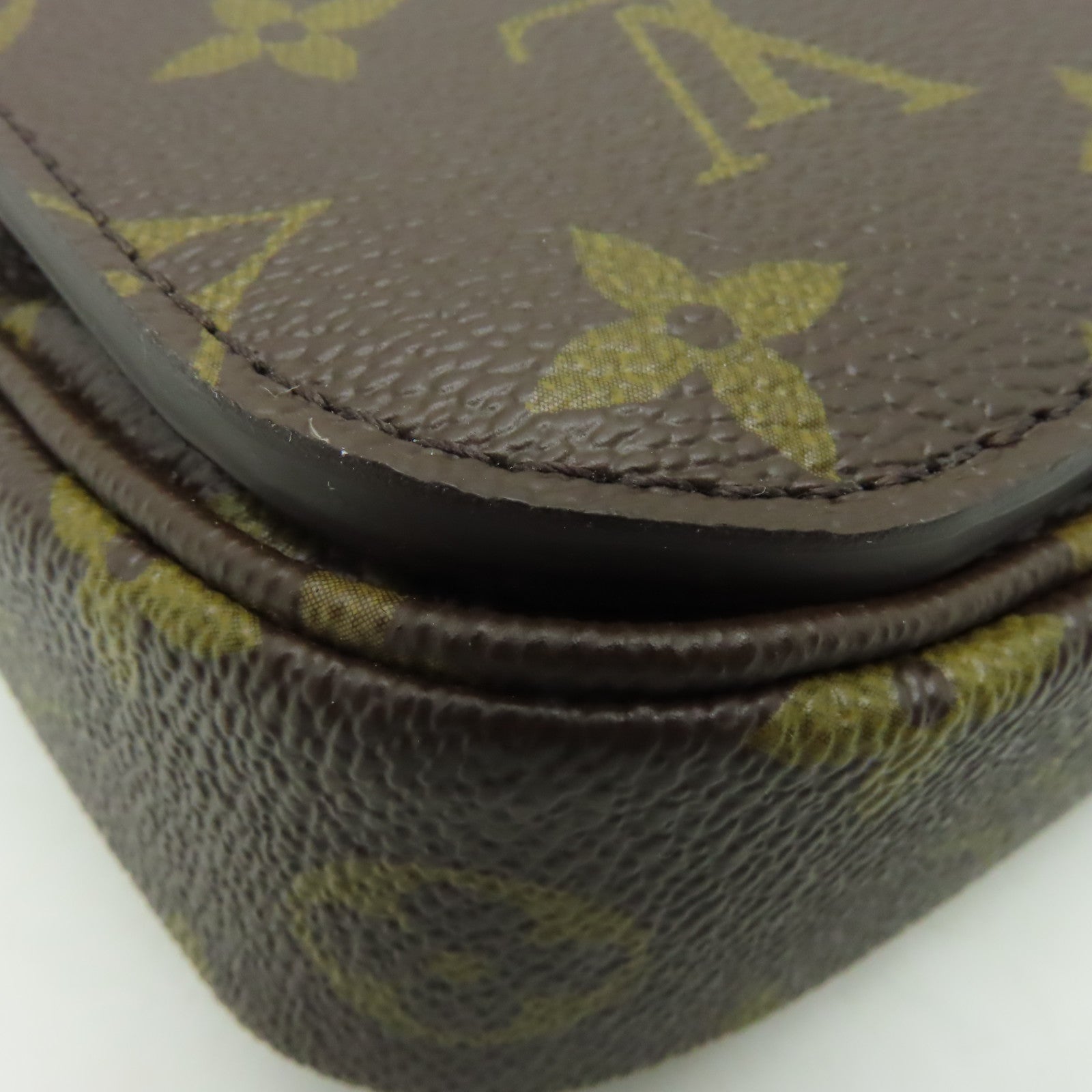 LOUIS VUITTON Monogram Pochette Metis金扣手挽肩背兩用袋棕色