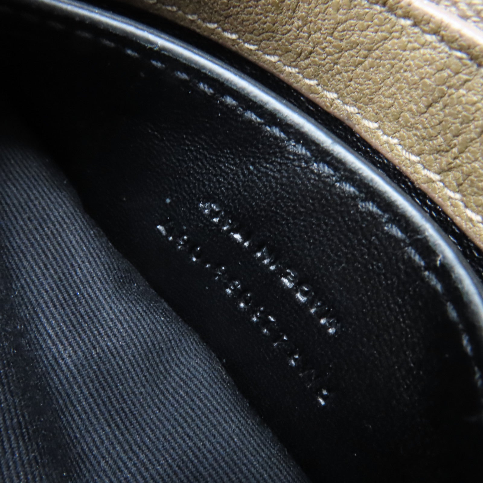 SAINT LAURENT 牛皮皮革College Medium 2Way Chain Shoulder Bag銀扣鏈帶手挽肩背兩用袋啡色