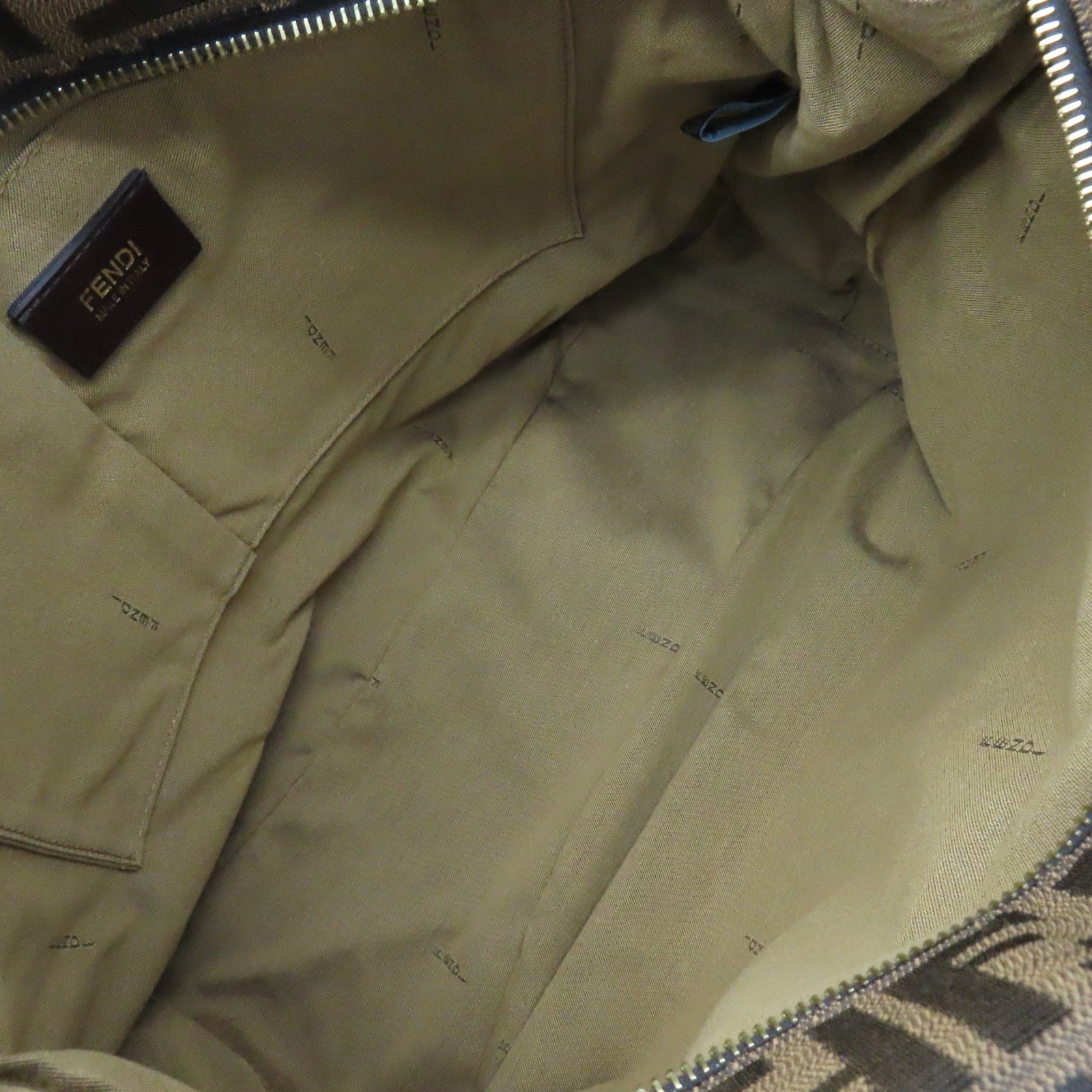 FENDI 帆布Shoulder Bag肩背袋啡色