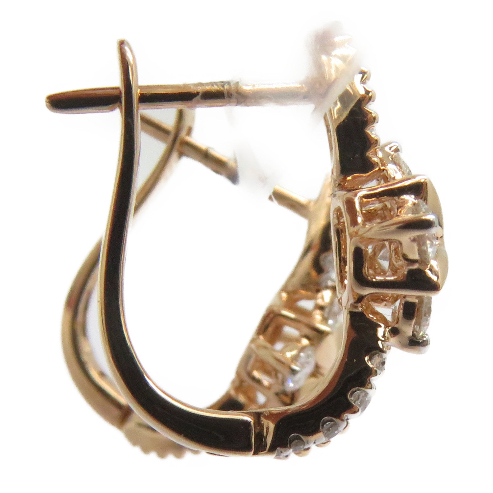 JEWELRY 【激減優惠】18K玫瑰金Dimond Earrings 0.421ct鑽石耳環