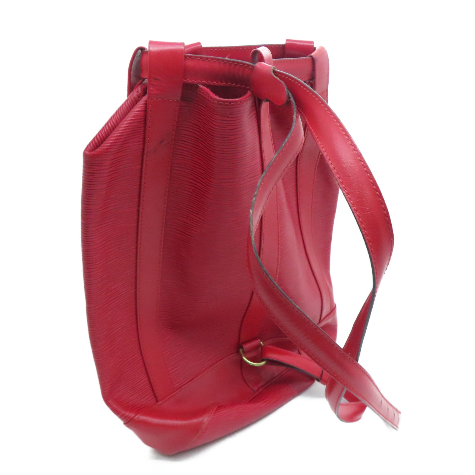 LOUIS VUITTON Epi Randene PM金扣肩背袋红色