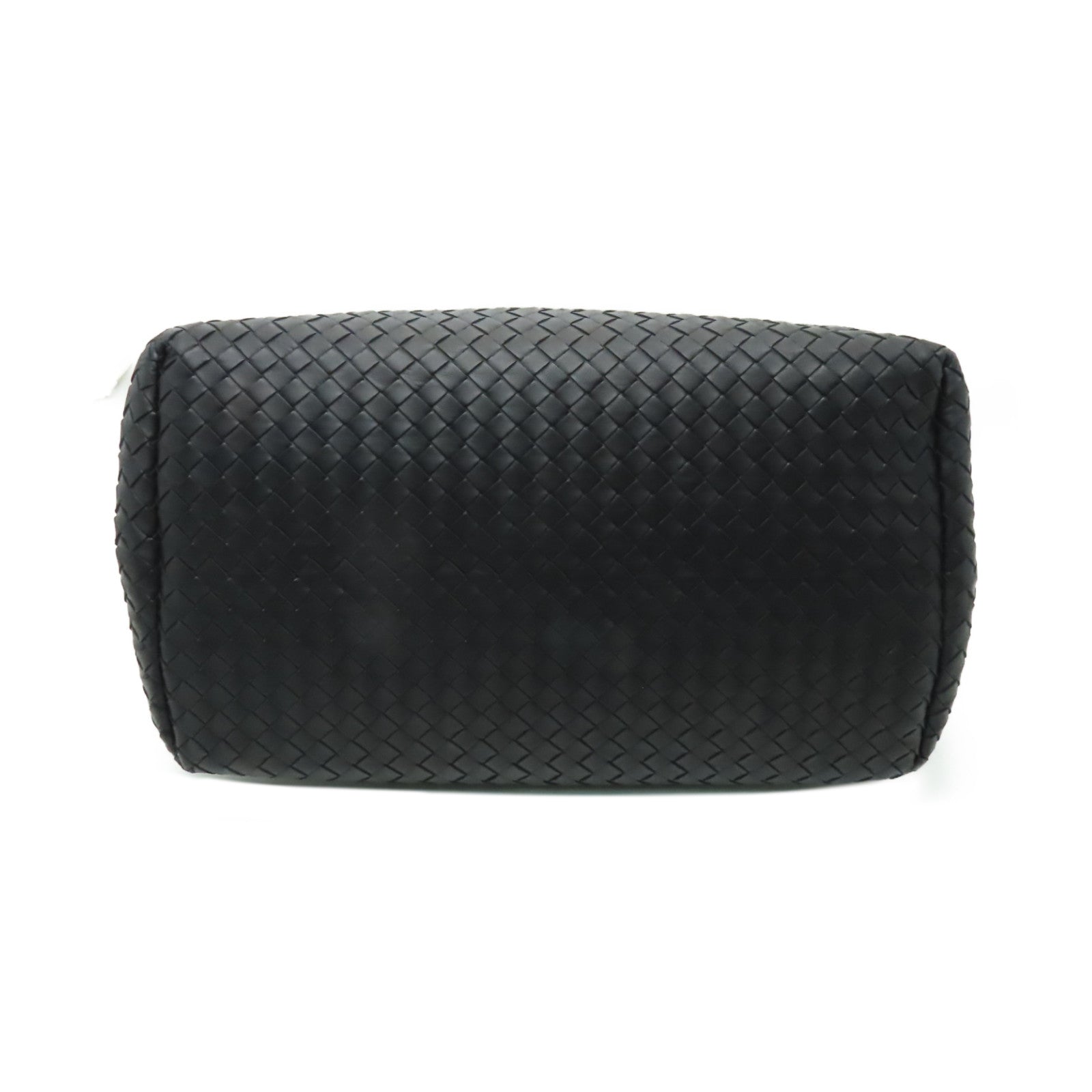 BOTTEGA VENETA 織紋皮革Handbag手挽袋黒色