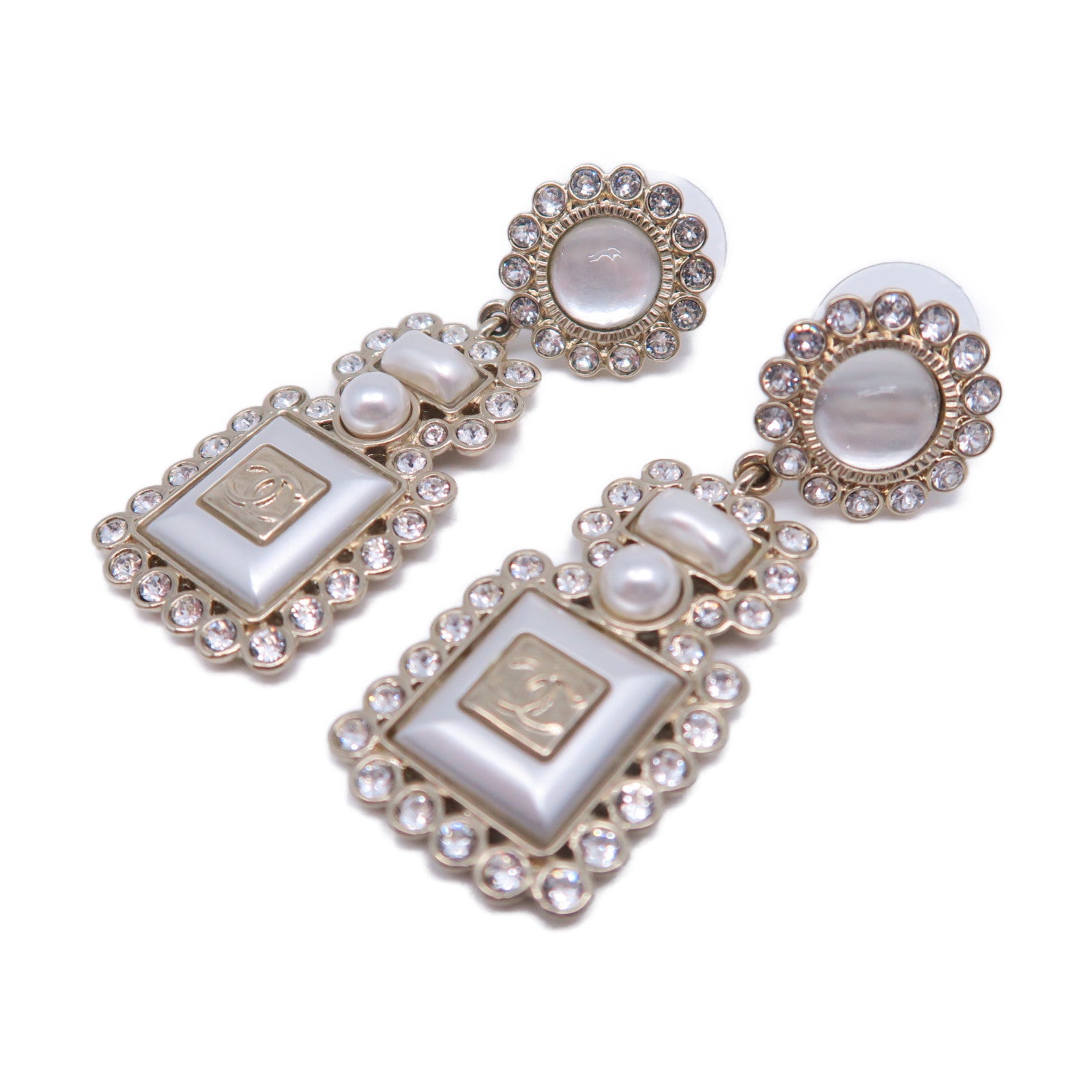 CHANEL 金屬Earrings耳環金色