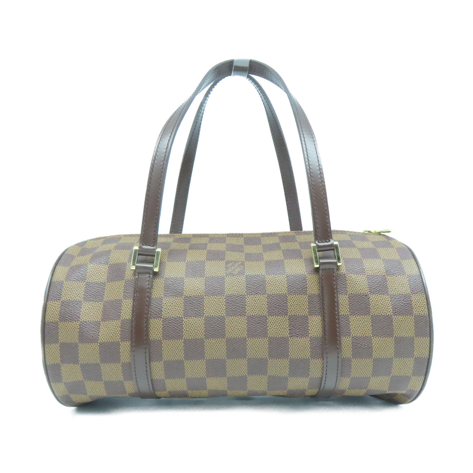 LOUIS VUITTON Damier Papillon GM金扣手挽袋啡色