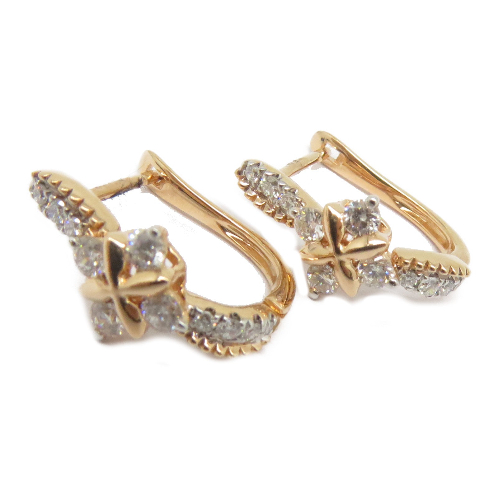 JEWELRY 【激減優惠】18K玫瑰金Dimond Earrings 0.421ct鑽石耳環