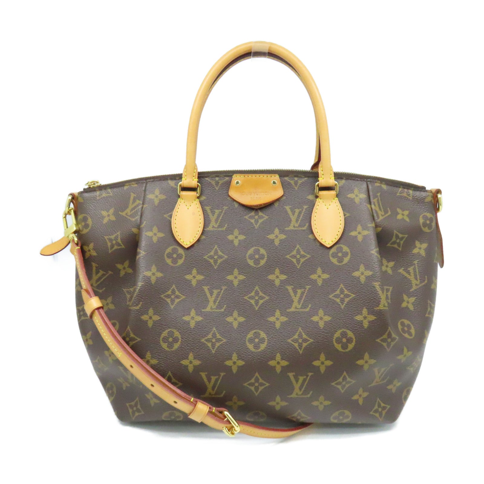 LOUIS VUITTON Monogram Turenne MM 2way Shoulder Bag手挽肩背兩用袋啡色