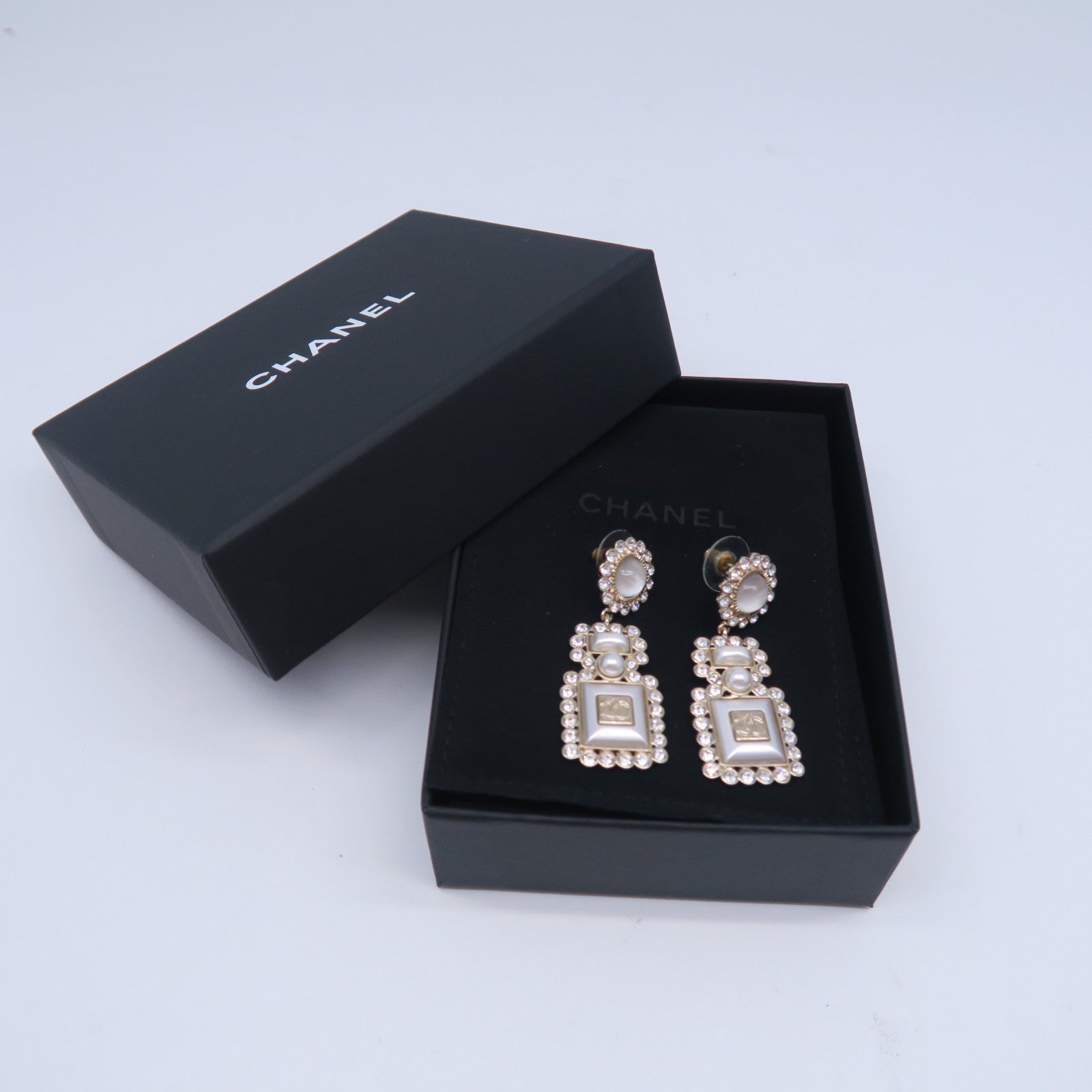 CHANEL 金屬Earrings耳環金色
