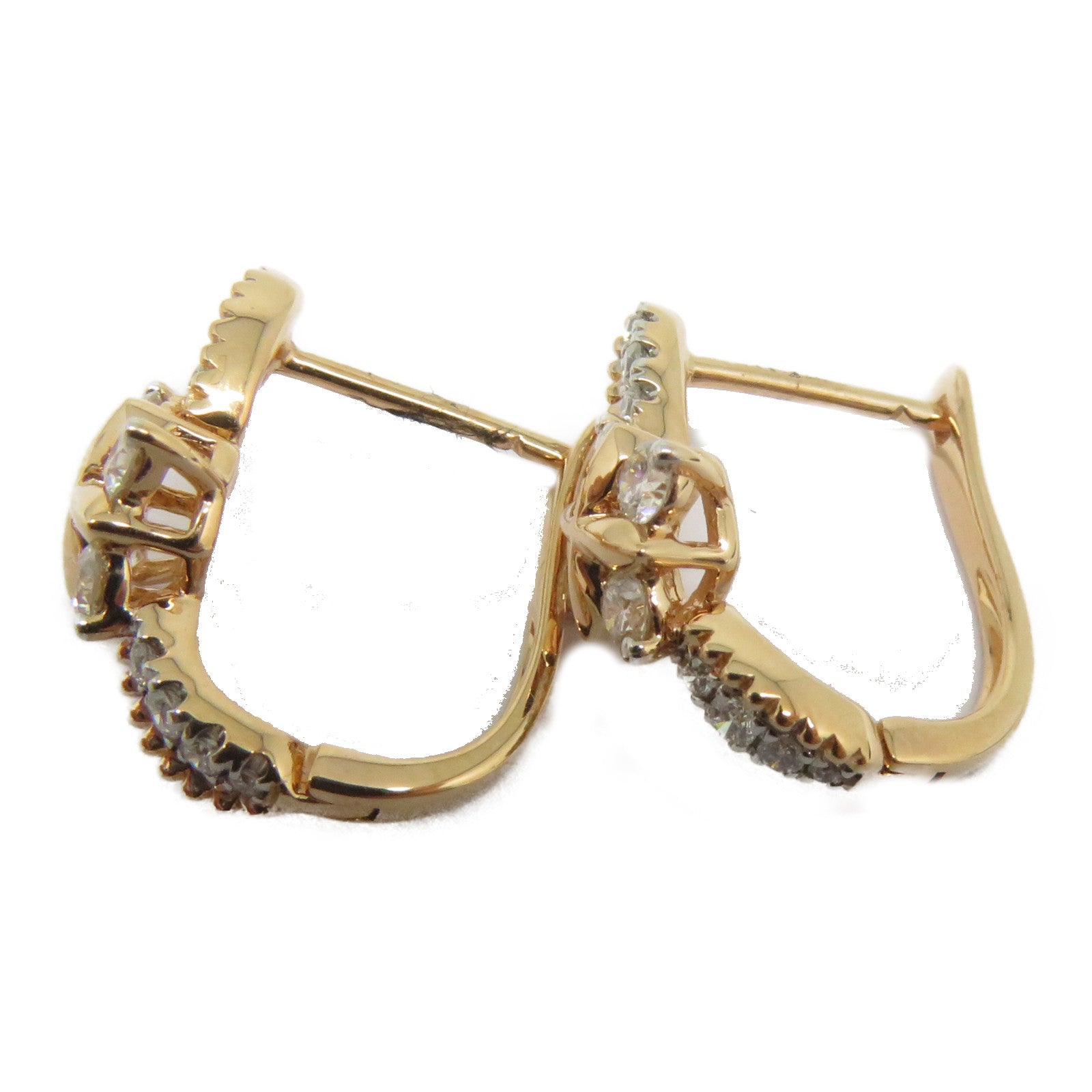 JEWELRY 【激減優惠】18K玫瑰金Dimond Earrings 0.421ct鑽石耳環