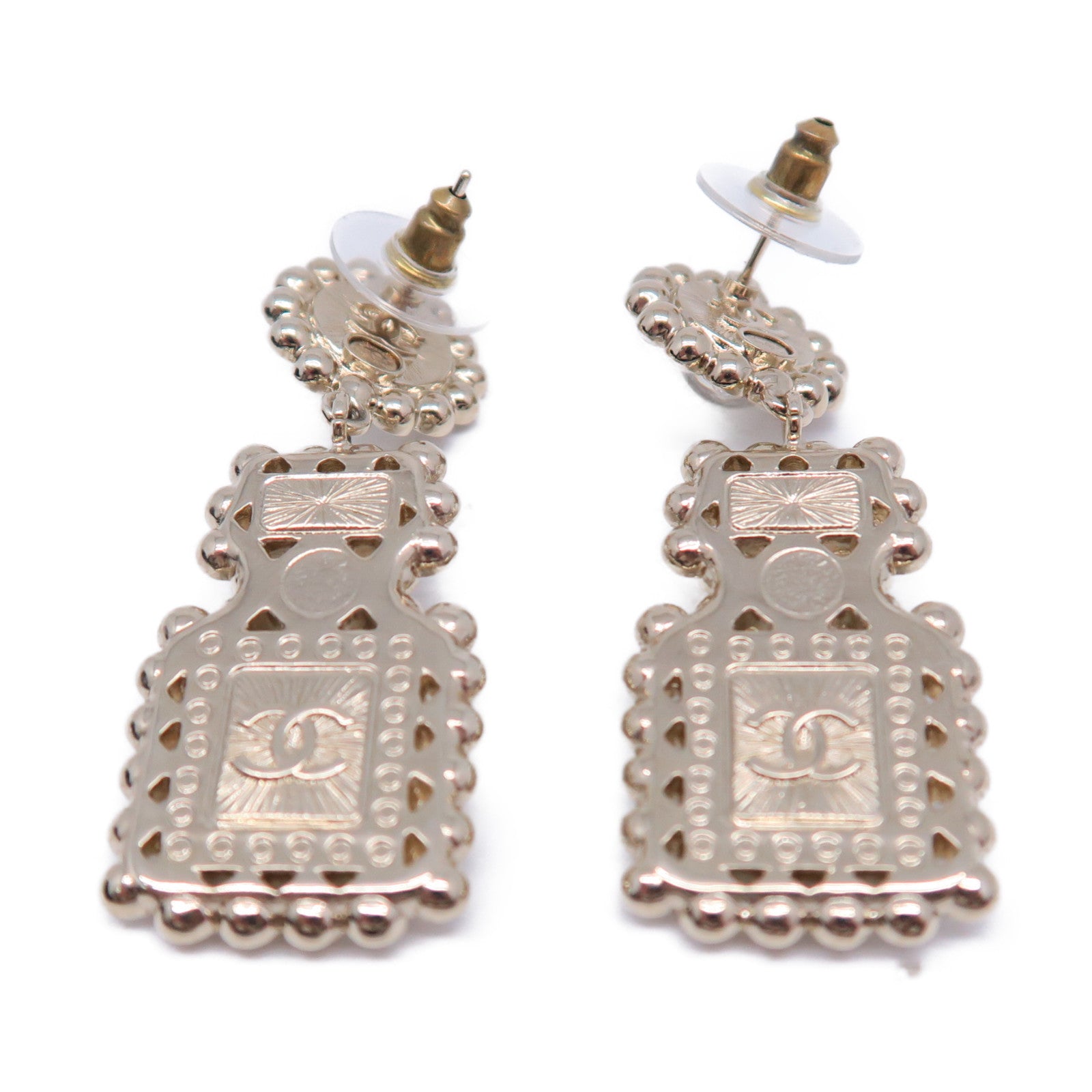 CHANEL 金屬Earrings耳環金色