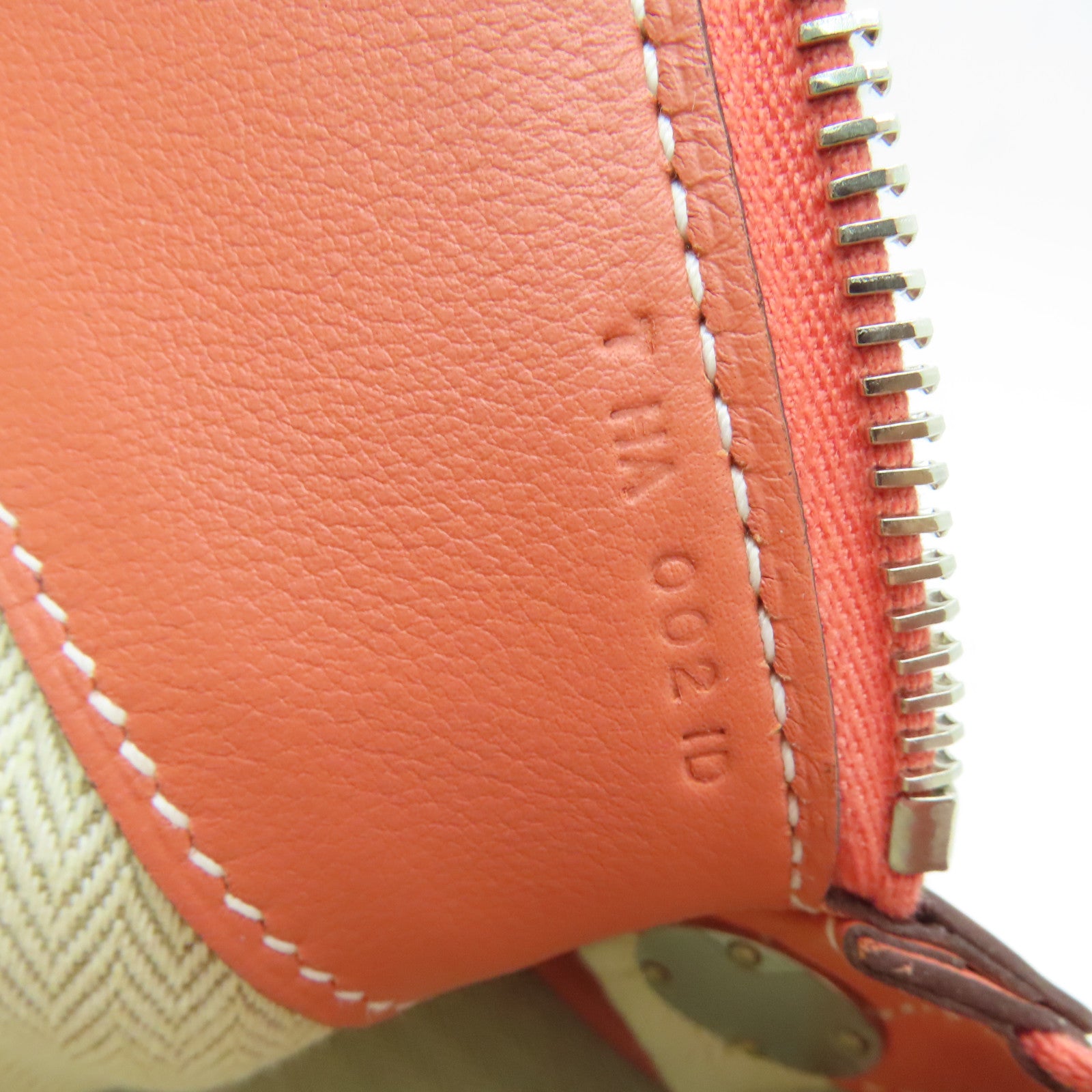 HERMES Swift Bolide Relax 35 silver buckle handle bag Crevette