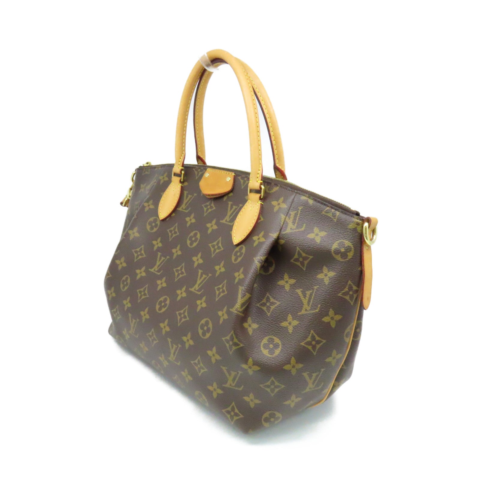 LOUIS VUITTON Monogram Turenne MM 2way Shoulder Bag手挽肩背兩用袋啡色