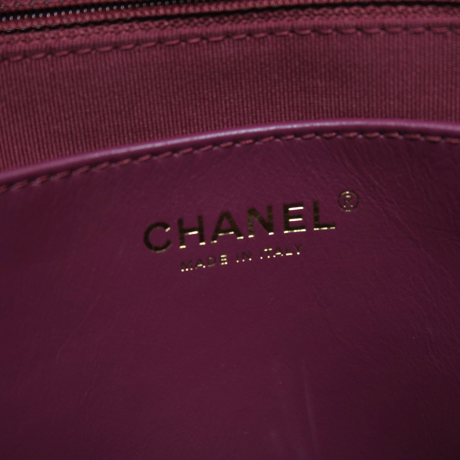CHANEL 菱格羊皮皮革Hobo Bag金扣鏈帶肩背袋黑色