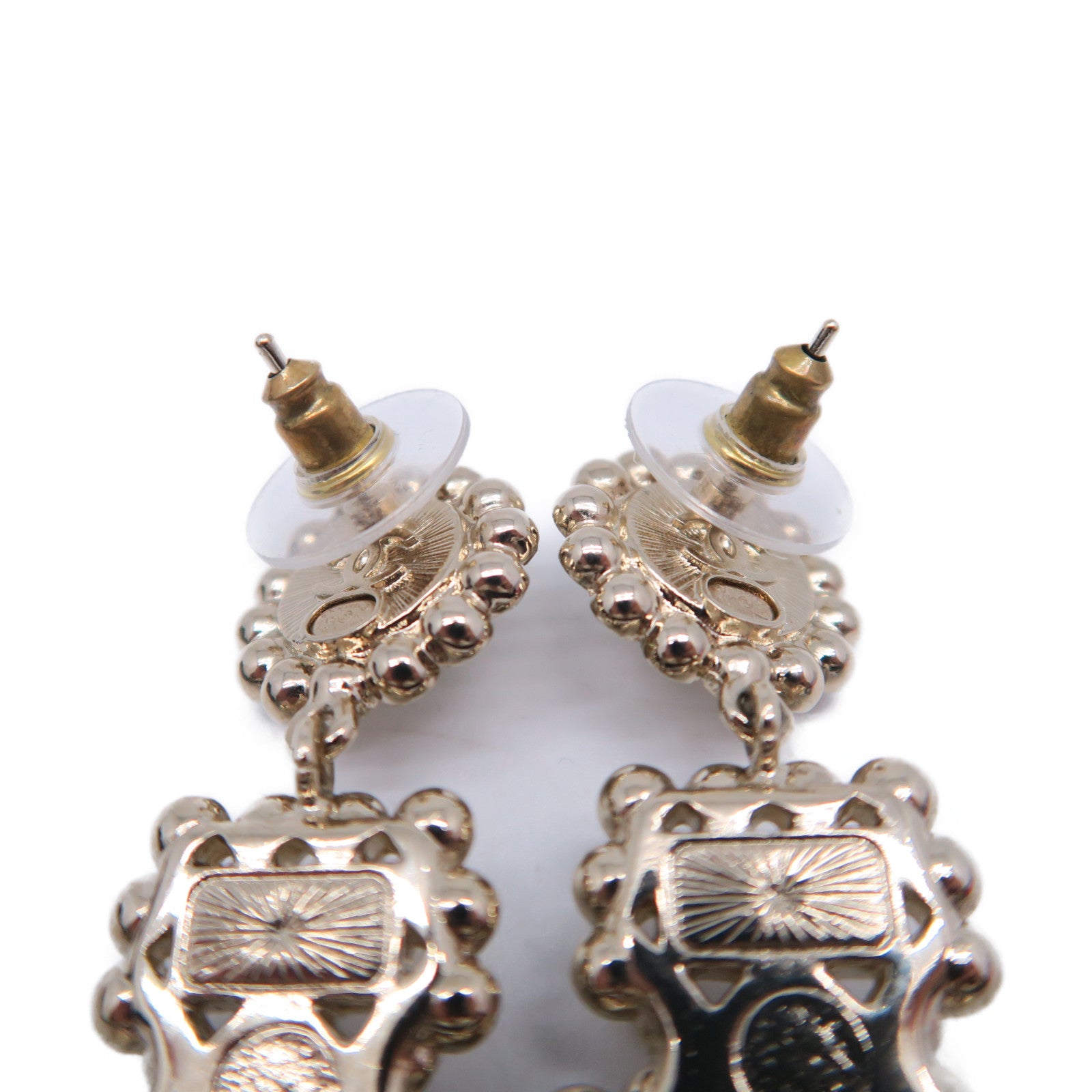 CHANEL 金屬Earrings耳環金色
