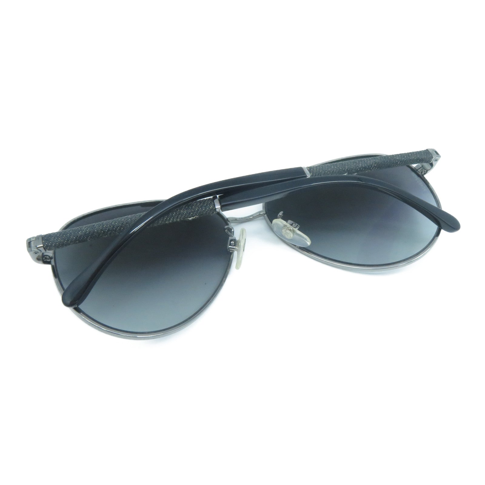 CHANEL PVC/金屬Sunglasses太陽眼鏡黑色