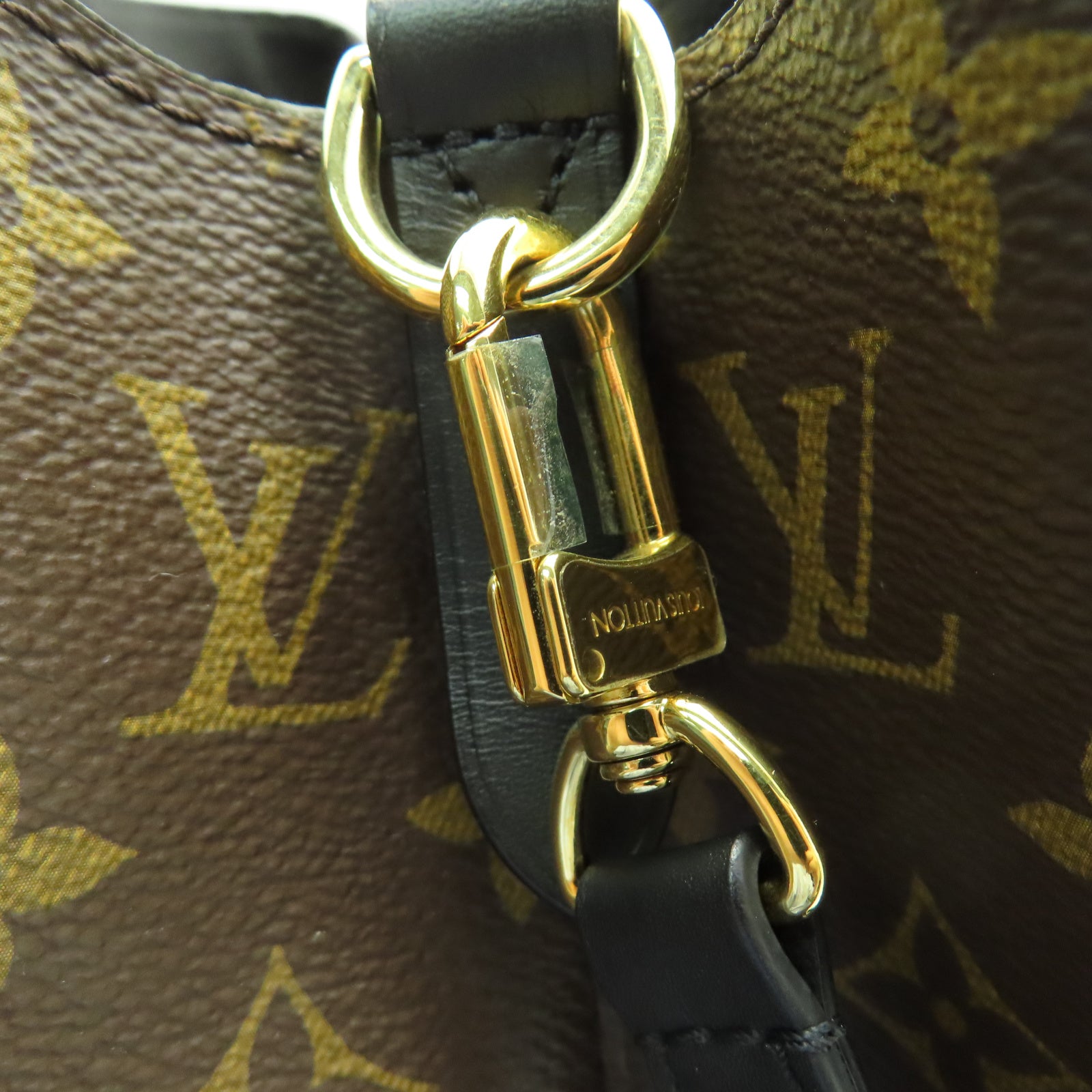 LOUIS VUITTON Monogram NeoNoe MM金扣肩背袋啡色