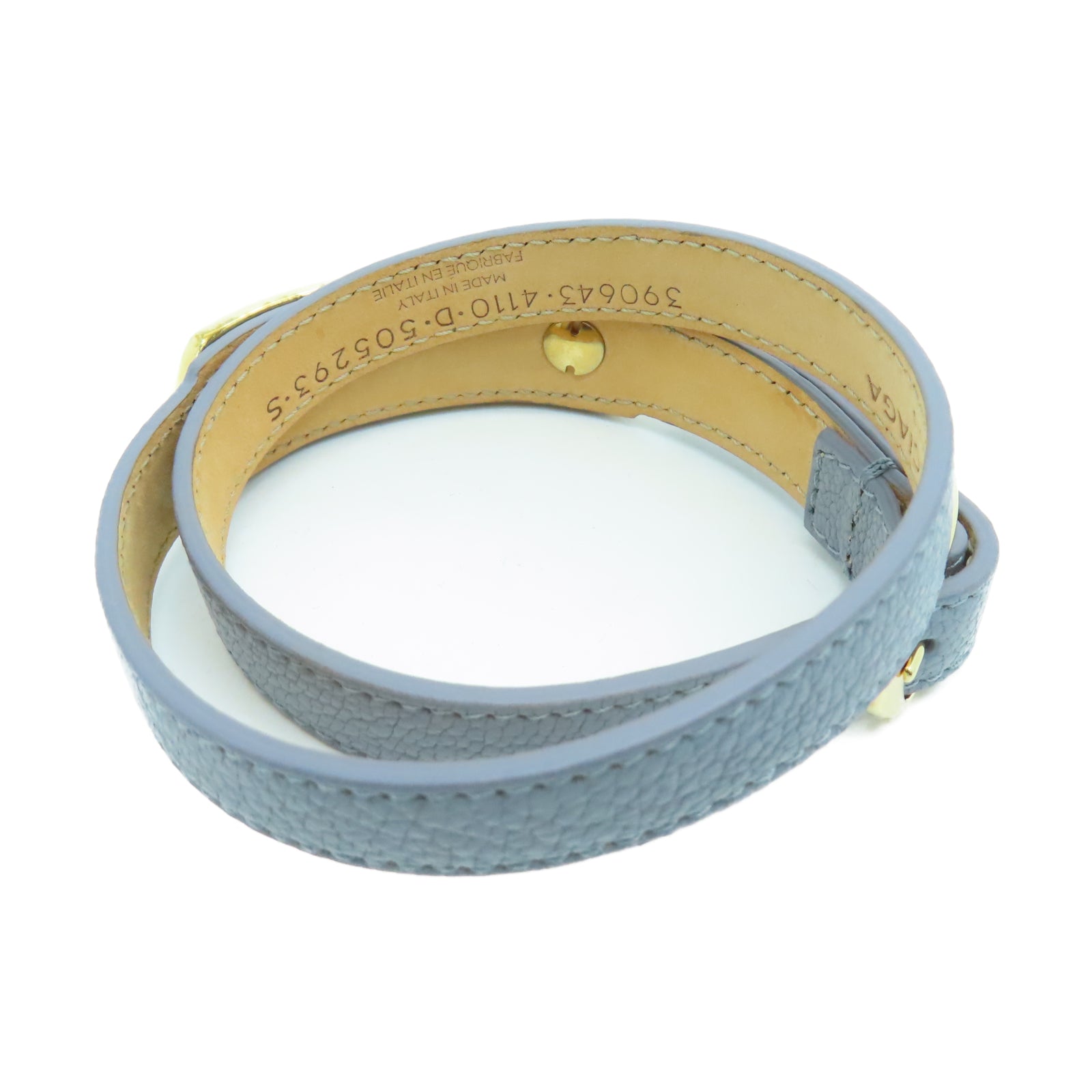BALENCIAGA 羊皮皮革Bracelet手带灰色