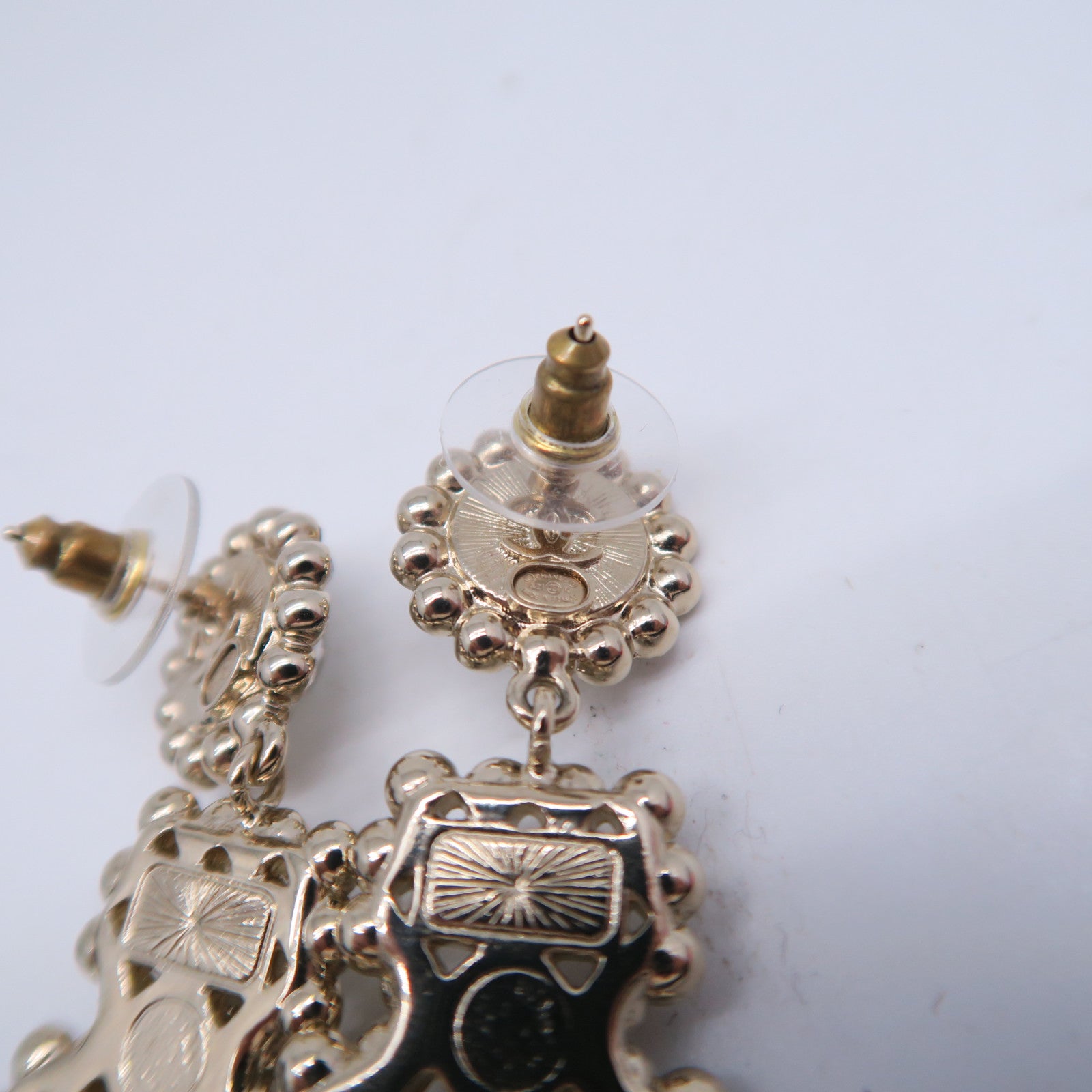 CHANEL 金屬Earrings耳環金色