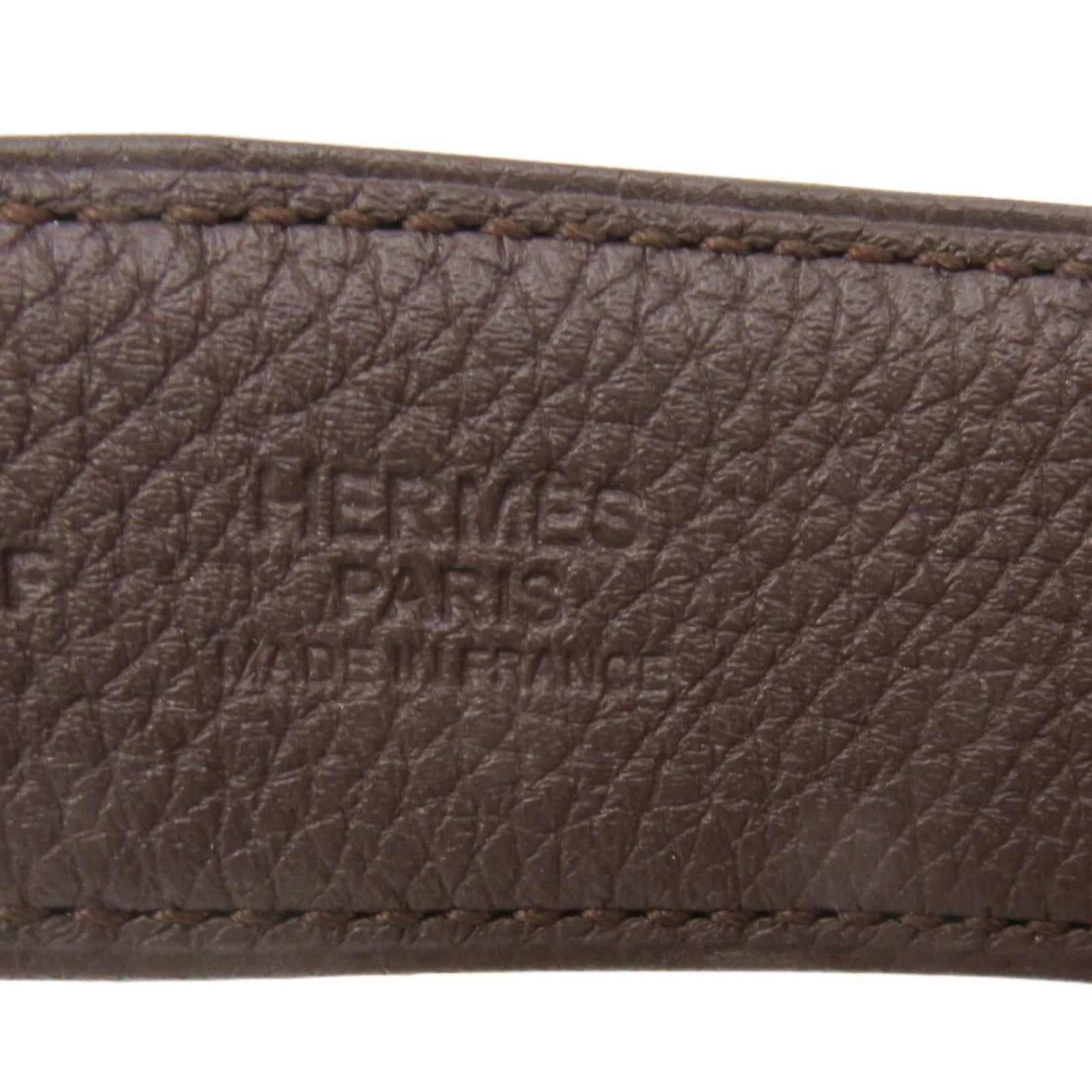 HERMES Swift皮革H Belt皮带黑色/啡色