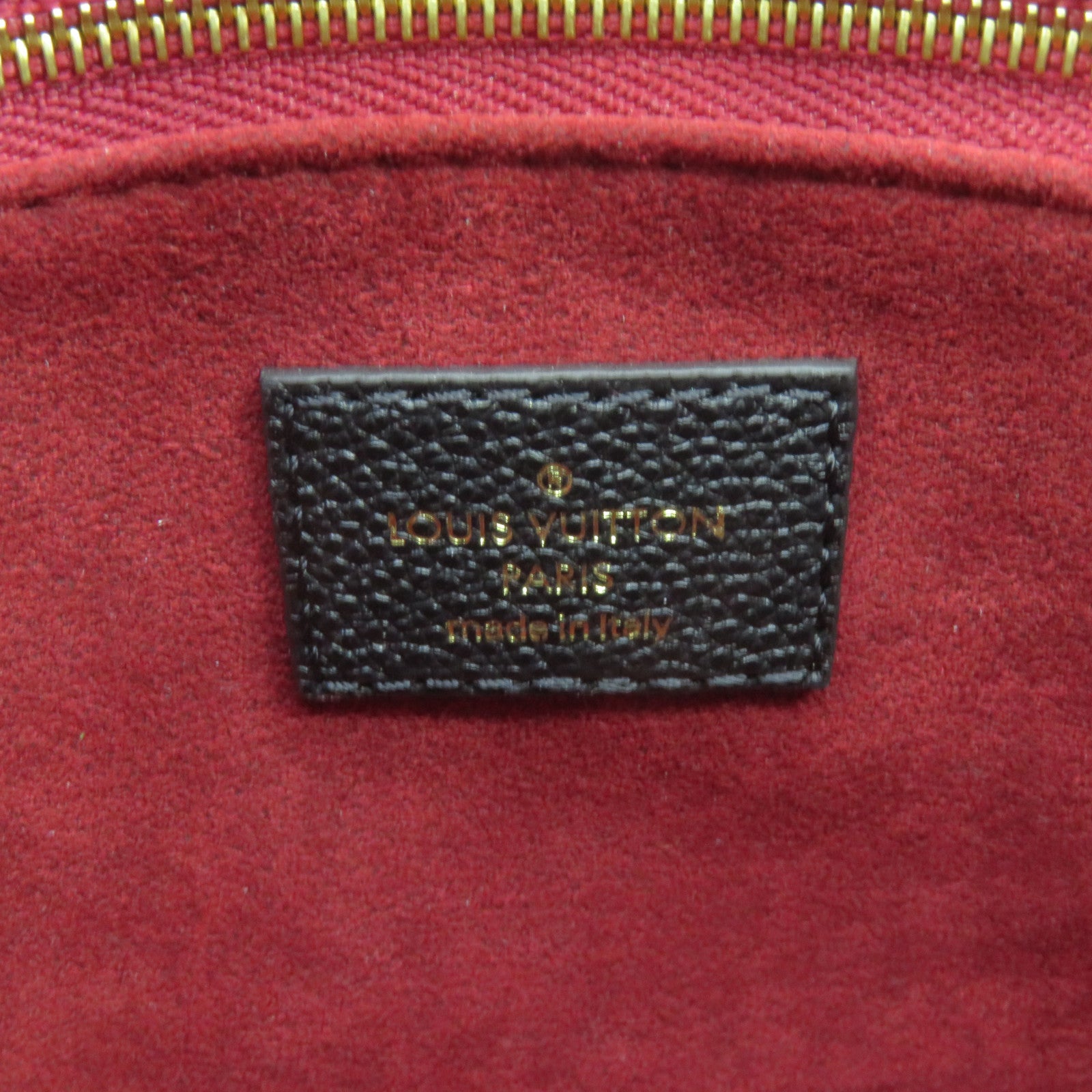 LOUIS VUITTON Monogram Empreinte On The Go PM 2Way Hand Bag手挽肩背两用袋黑色
