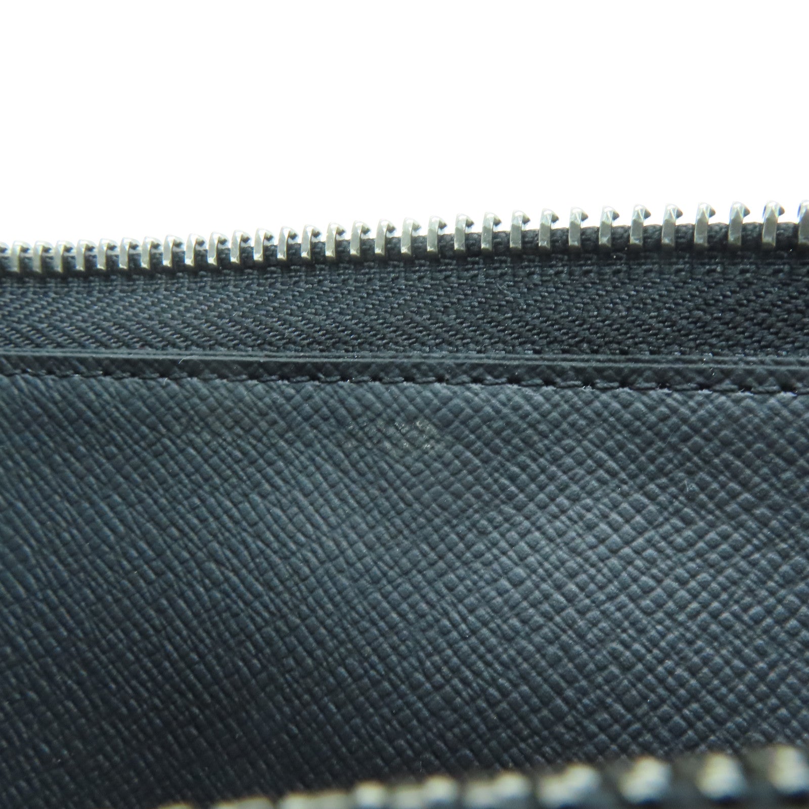 LOUIS VUITTON Monogram Eclipse Long pocketbook silver buckle long wallet black