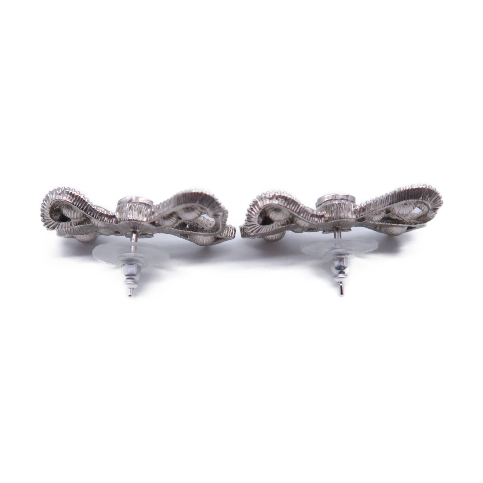 CHANEL 金屬Earring耳環銀色