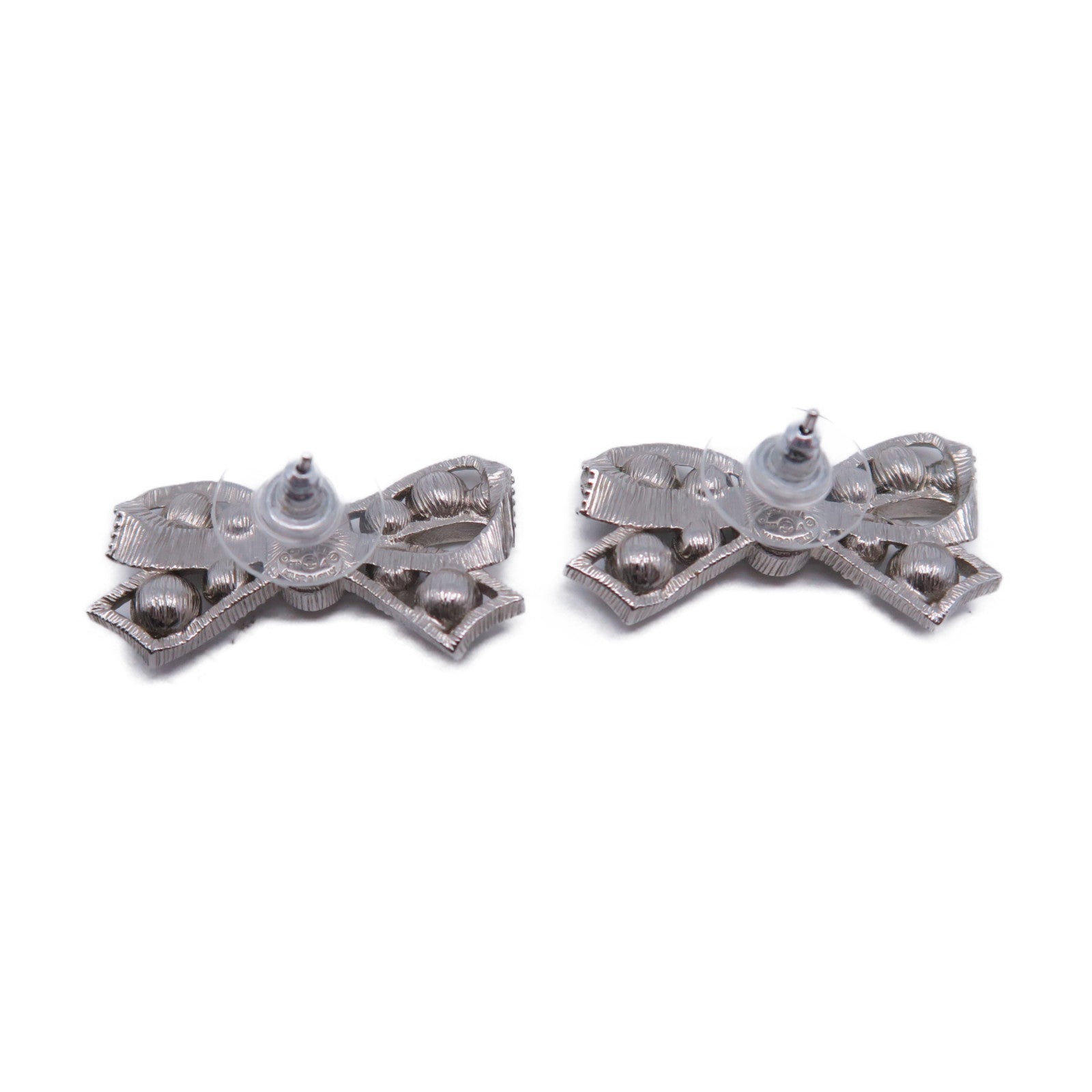 CHANEL 金屬Earring耳環銀色