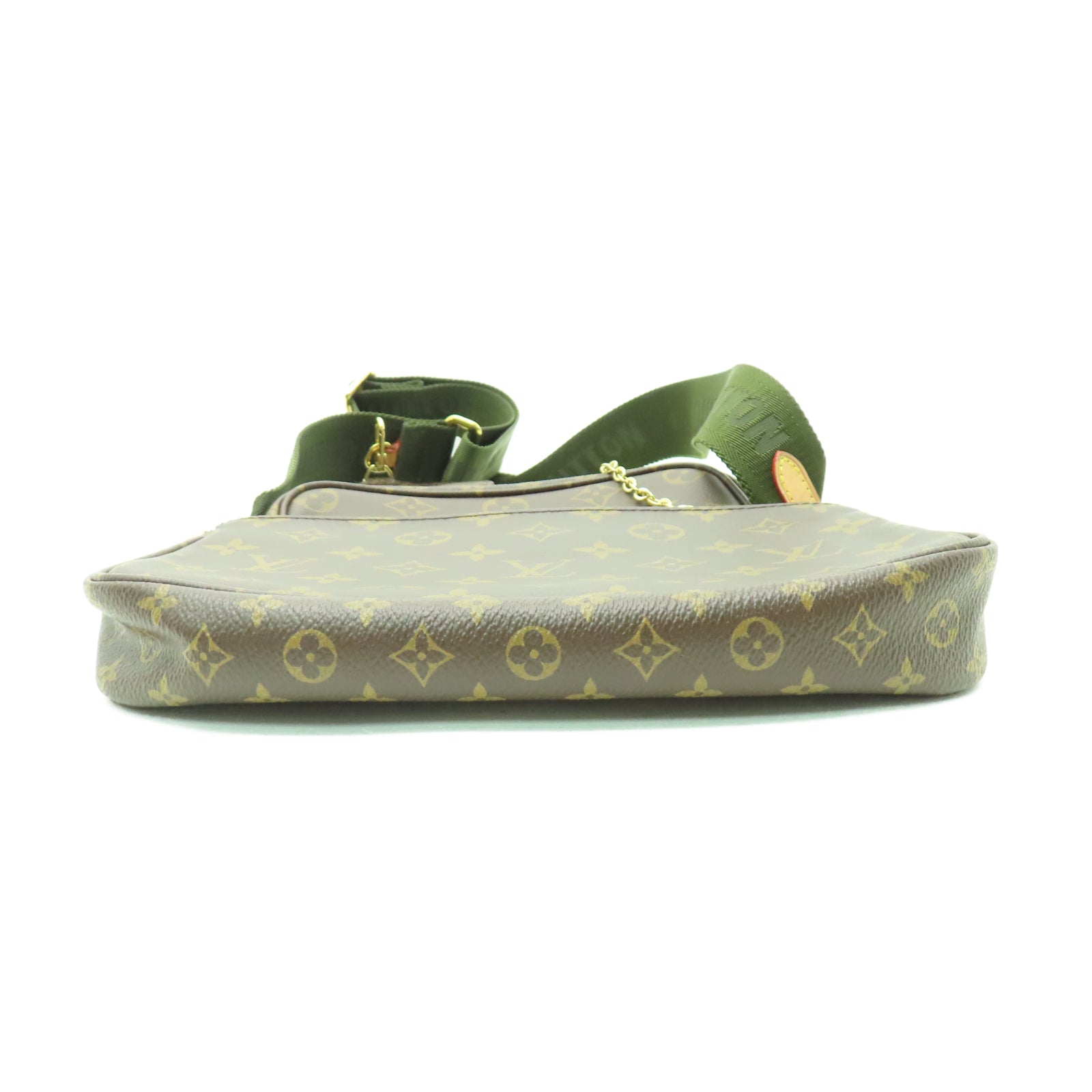 LOUIS VUITTON Monogram Multi Pochette Accessoires金扣手挽肩背兩用袋啡色