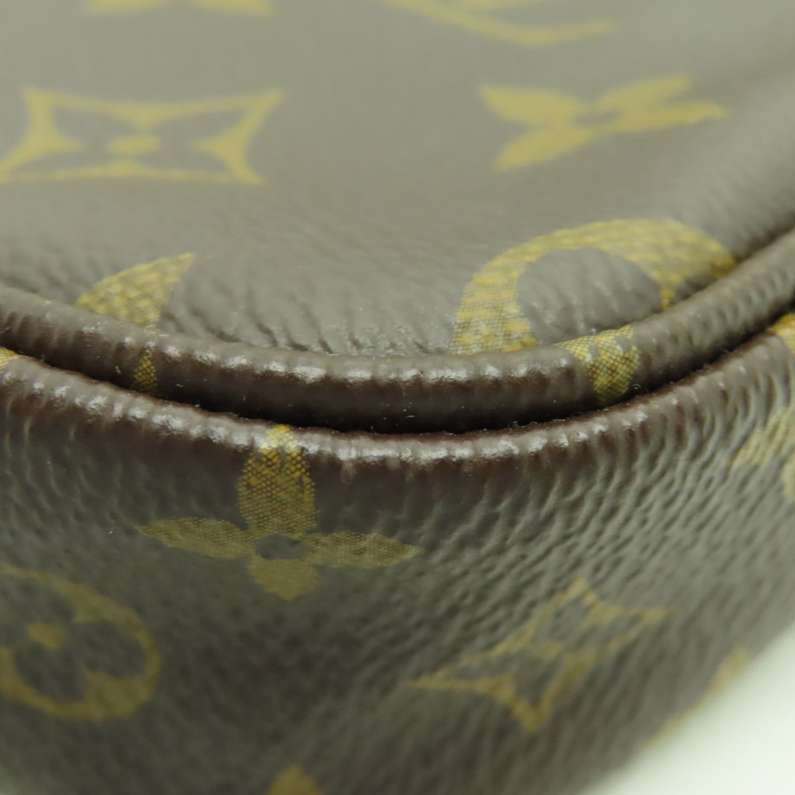 LOUIS VUITTON Monogram Multi Pochette Accessoires金扣手挽肩背兩用袋啡色